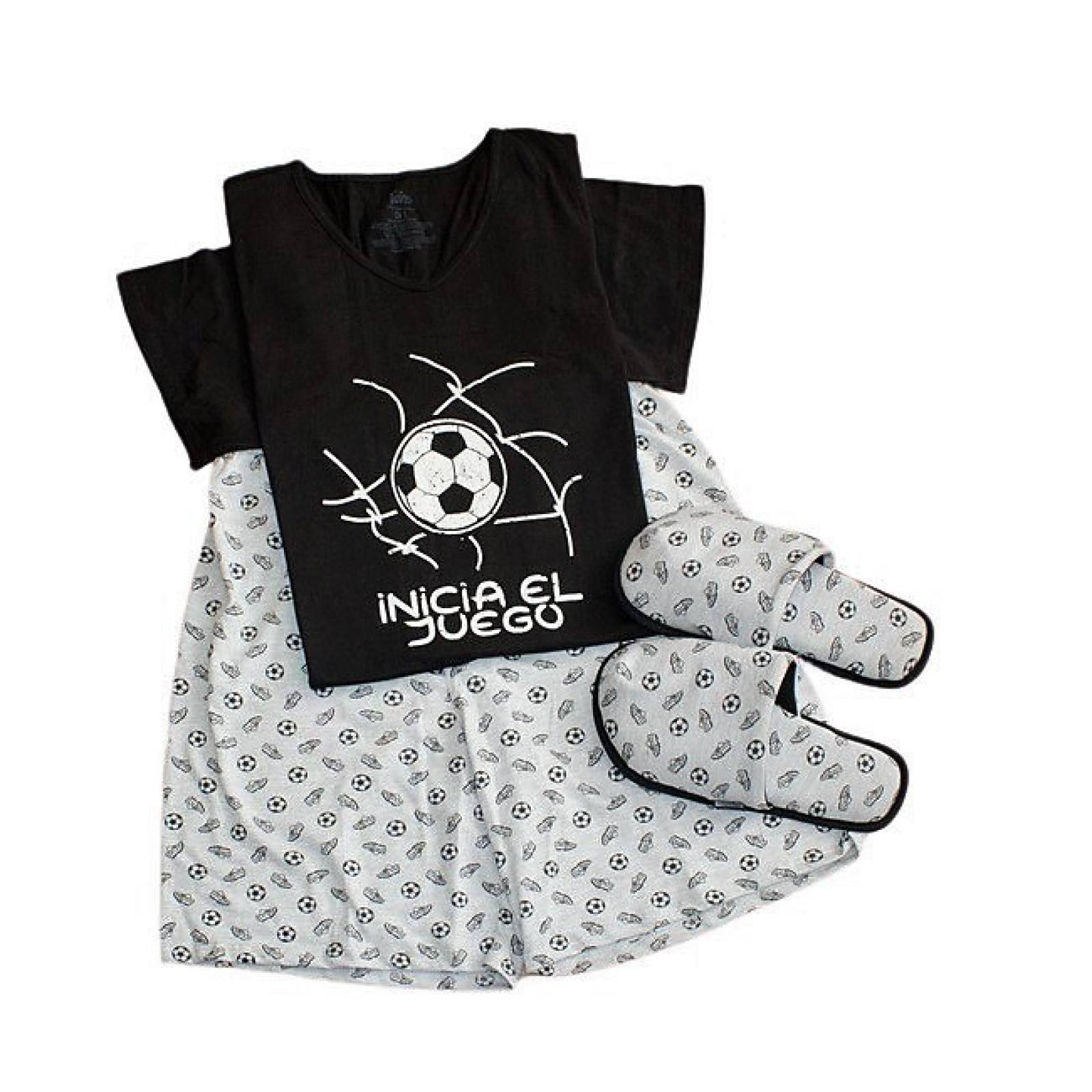 Pijama Hombre Futbolero: Inicia El Juego! Short Y Playera