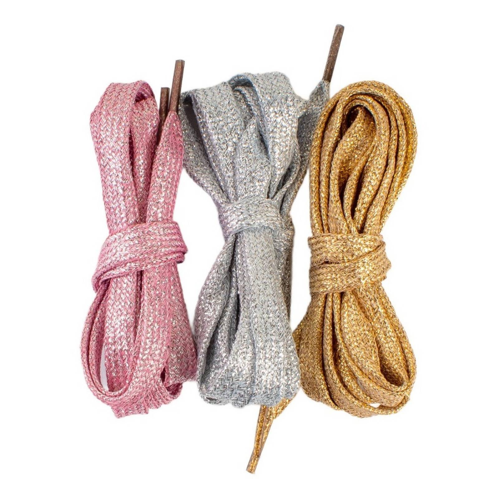 Agujetas Glitter Brillantes   3 Pares.