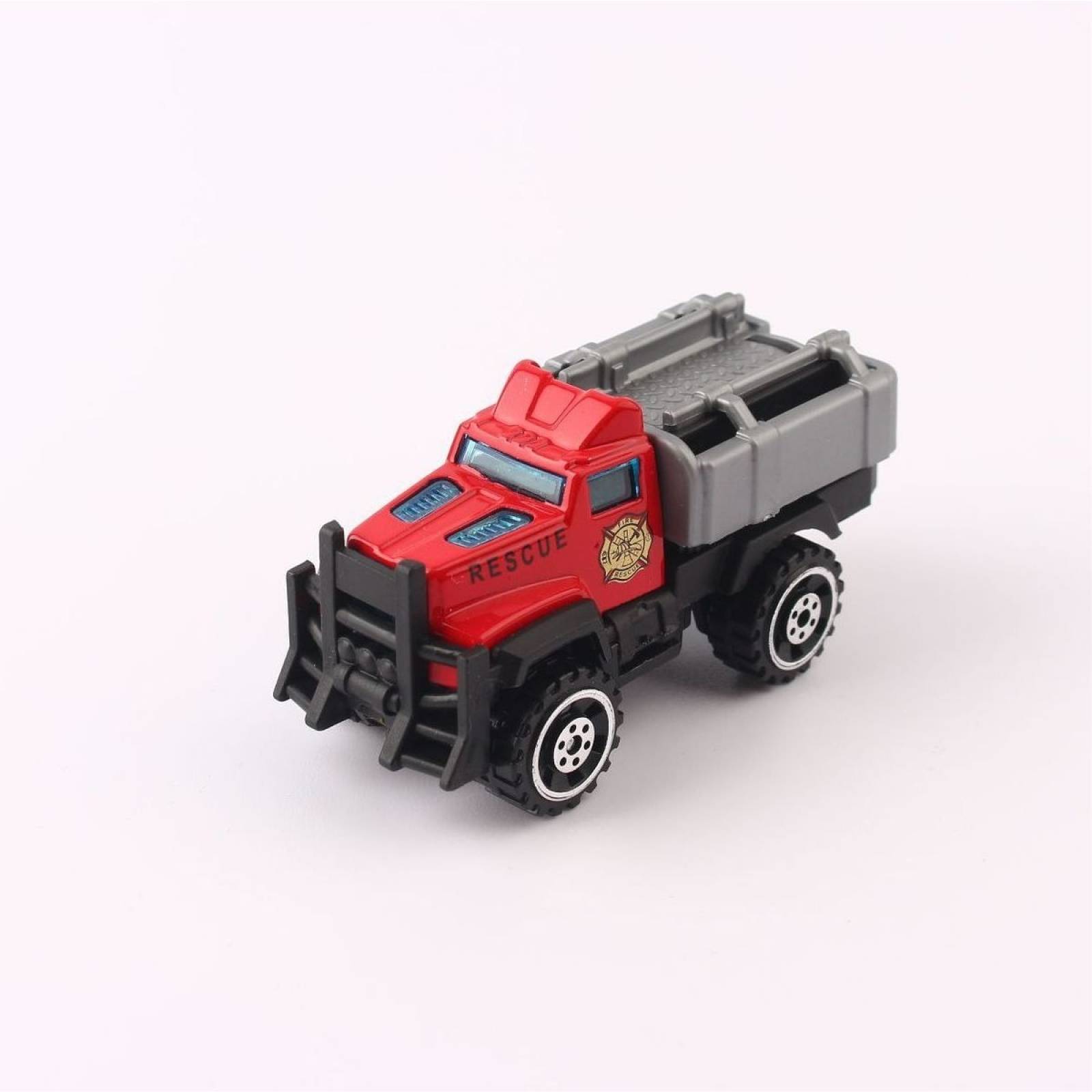 Carritos Metalicos De Coleccion: Estacion De Bomberos Rojo