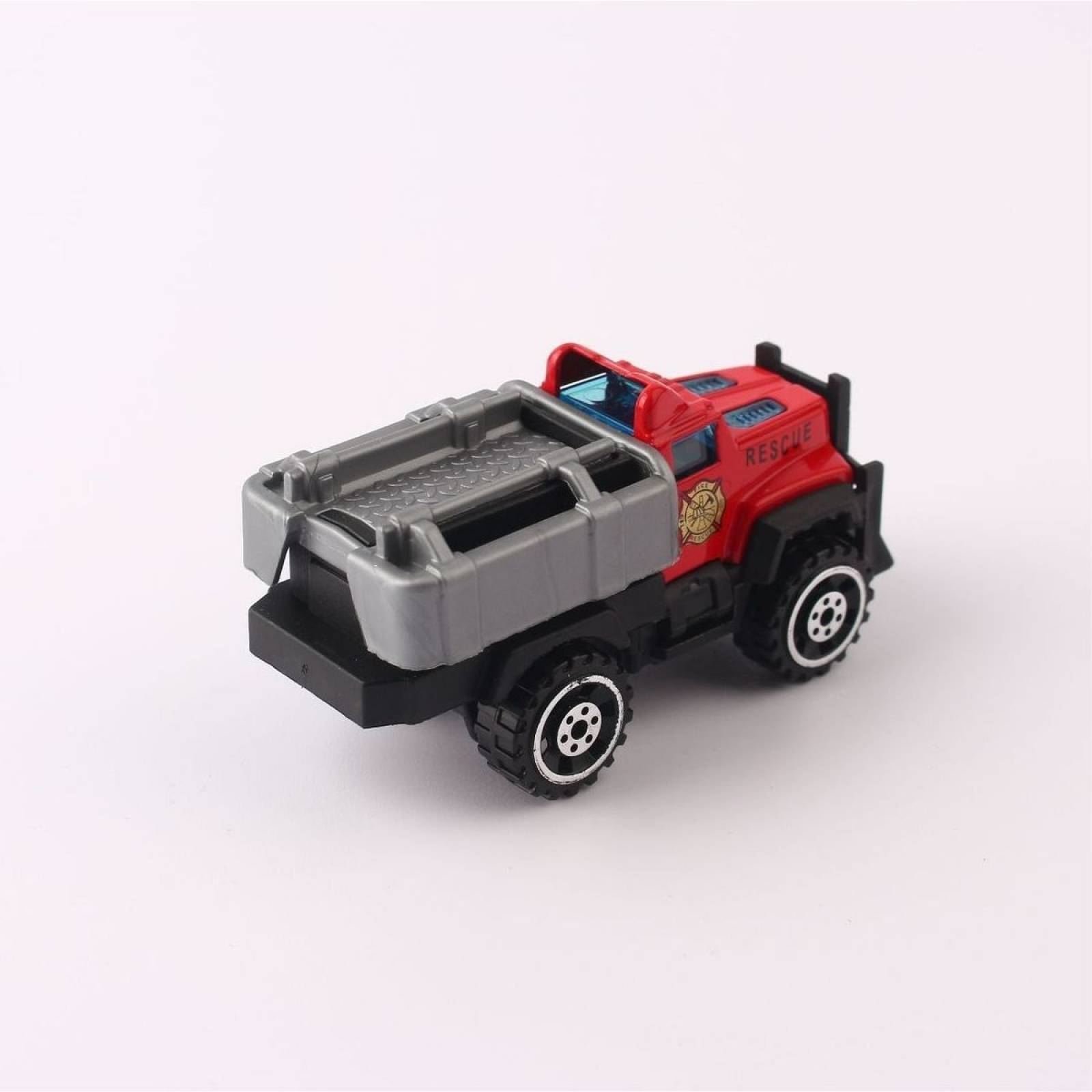 Carritos Metalicos De Coleccion: Estacion De Bomberos Rojo