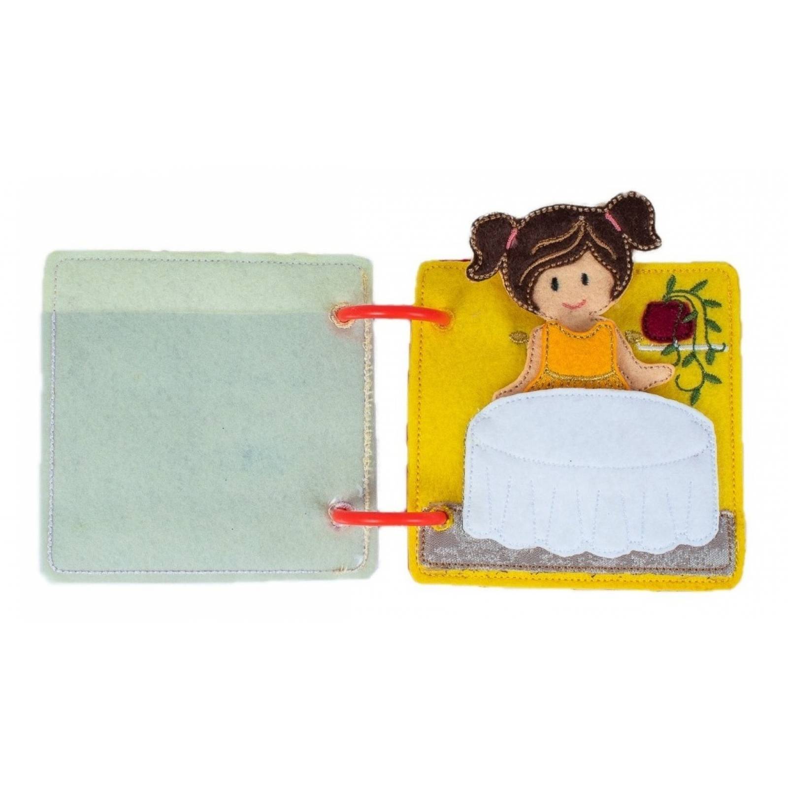 Libro Sensorial De Fieltro: La Casa De La Muñequita Alicia