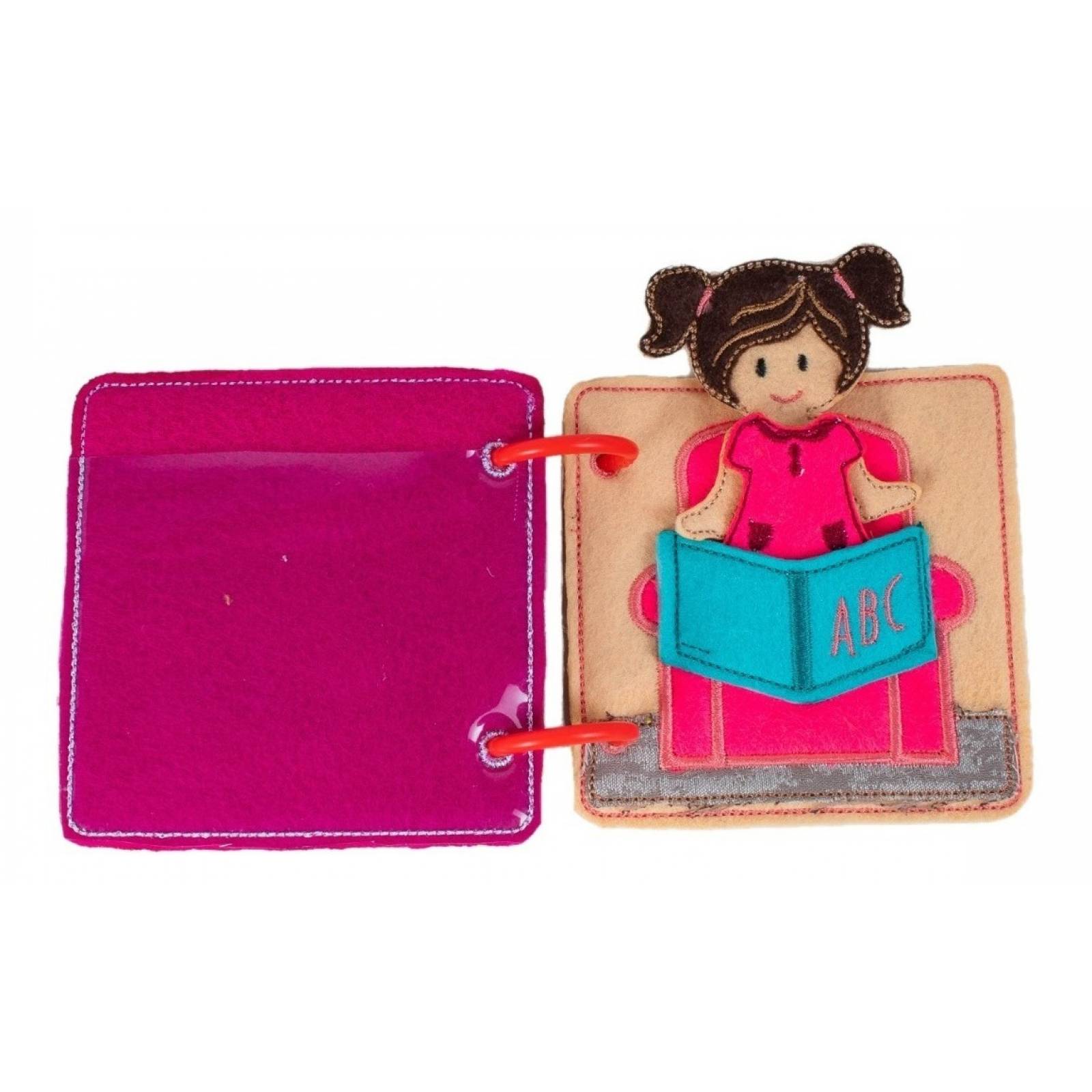 Libro Sensorial De Fieltro: La Casa De La Muñequita Alicia