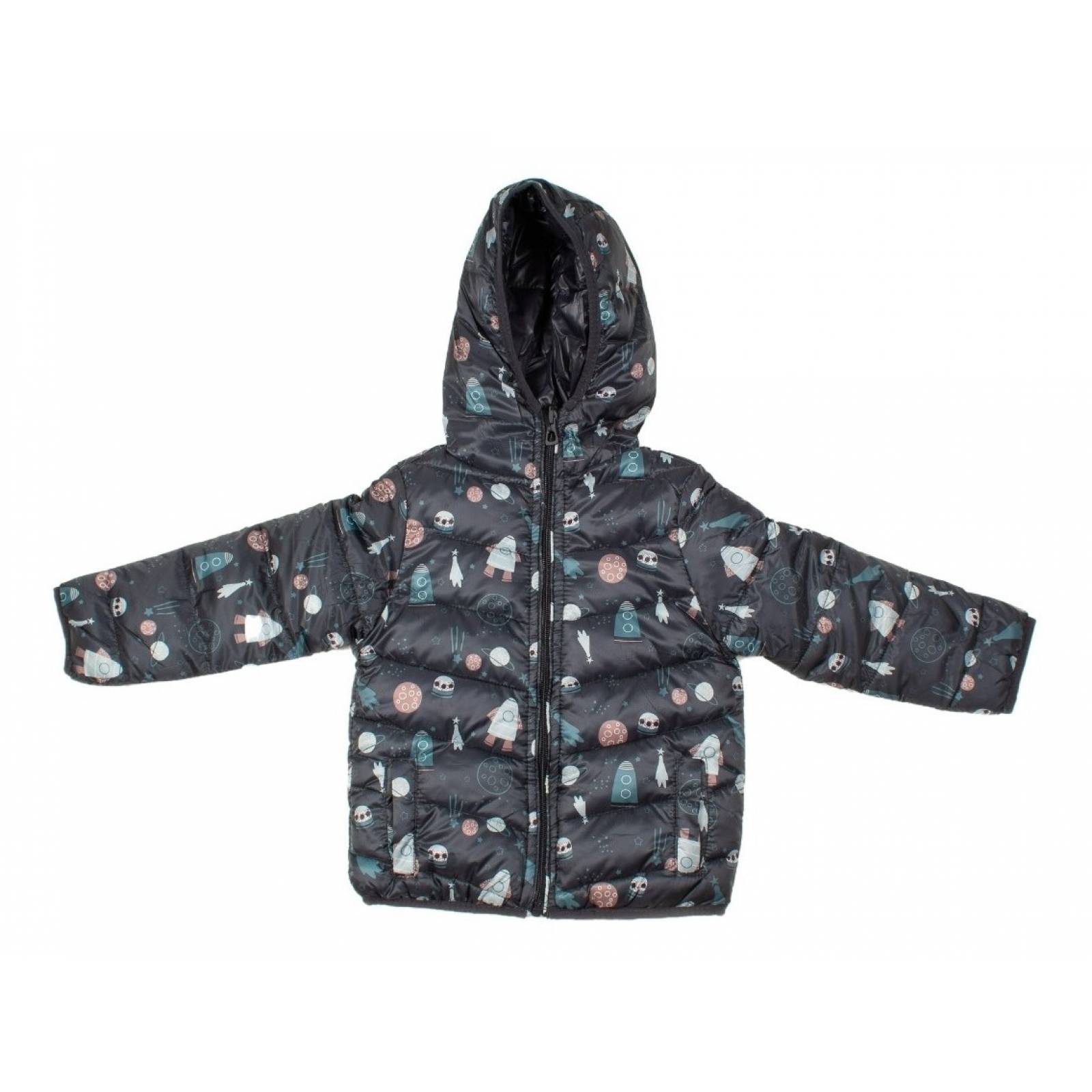 Chamarra Infantil Estampada Doble Vista Cohetes