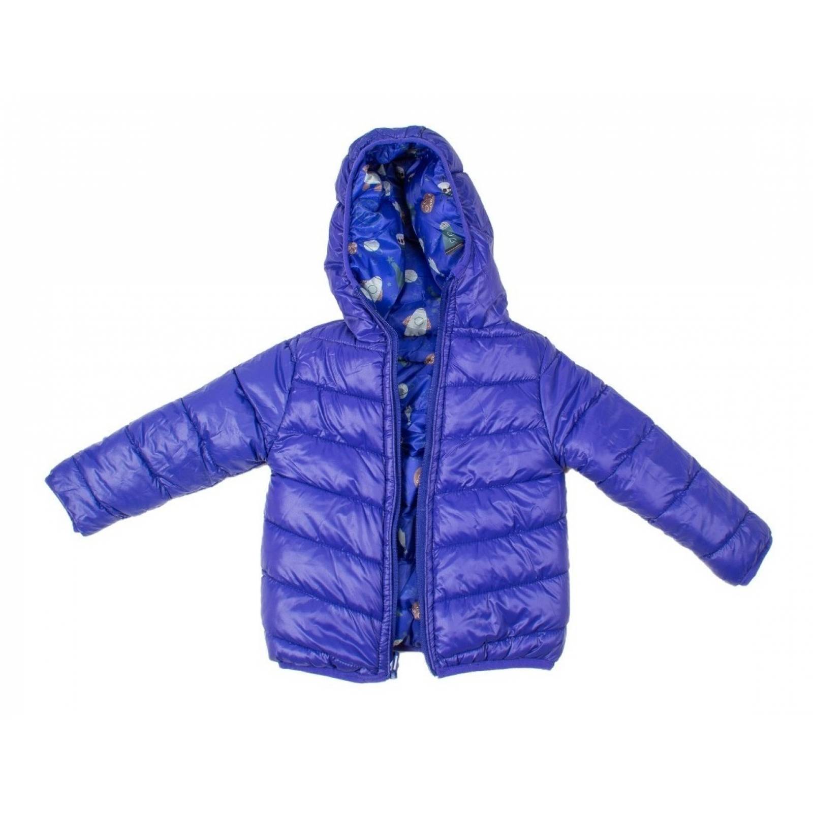 Chamarra Infantil Estampada Doble Vista Cohetes