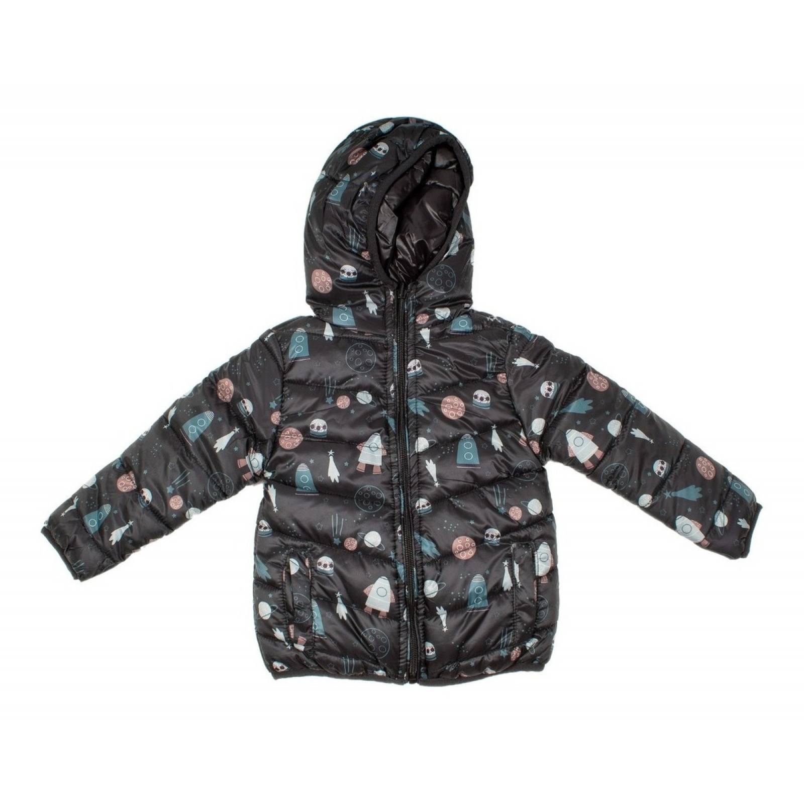 Chamarra Infantil Estampada Doble Vista Cohetes