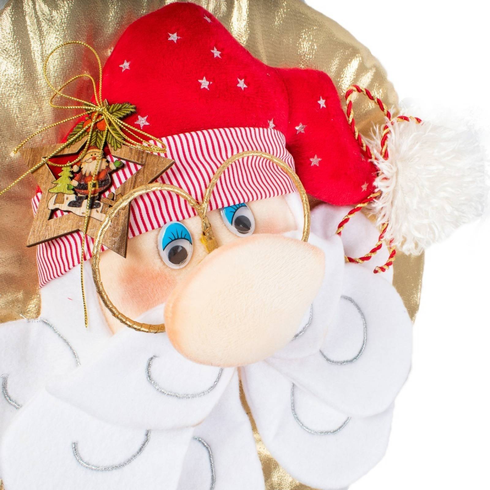 Adorno Para Puerta Navidad Santa Claus Esferas Navideñas