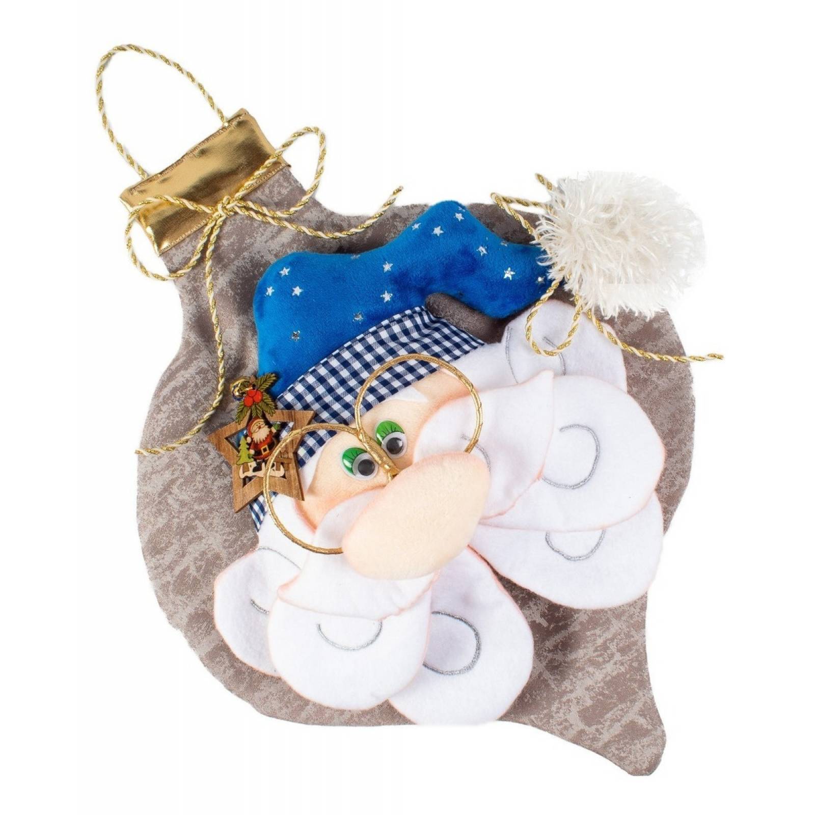 Adorno Para Puerta Navidad Santa Claus Esferas Navideñas