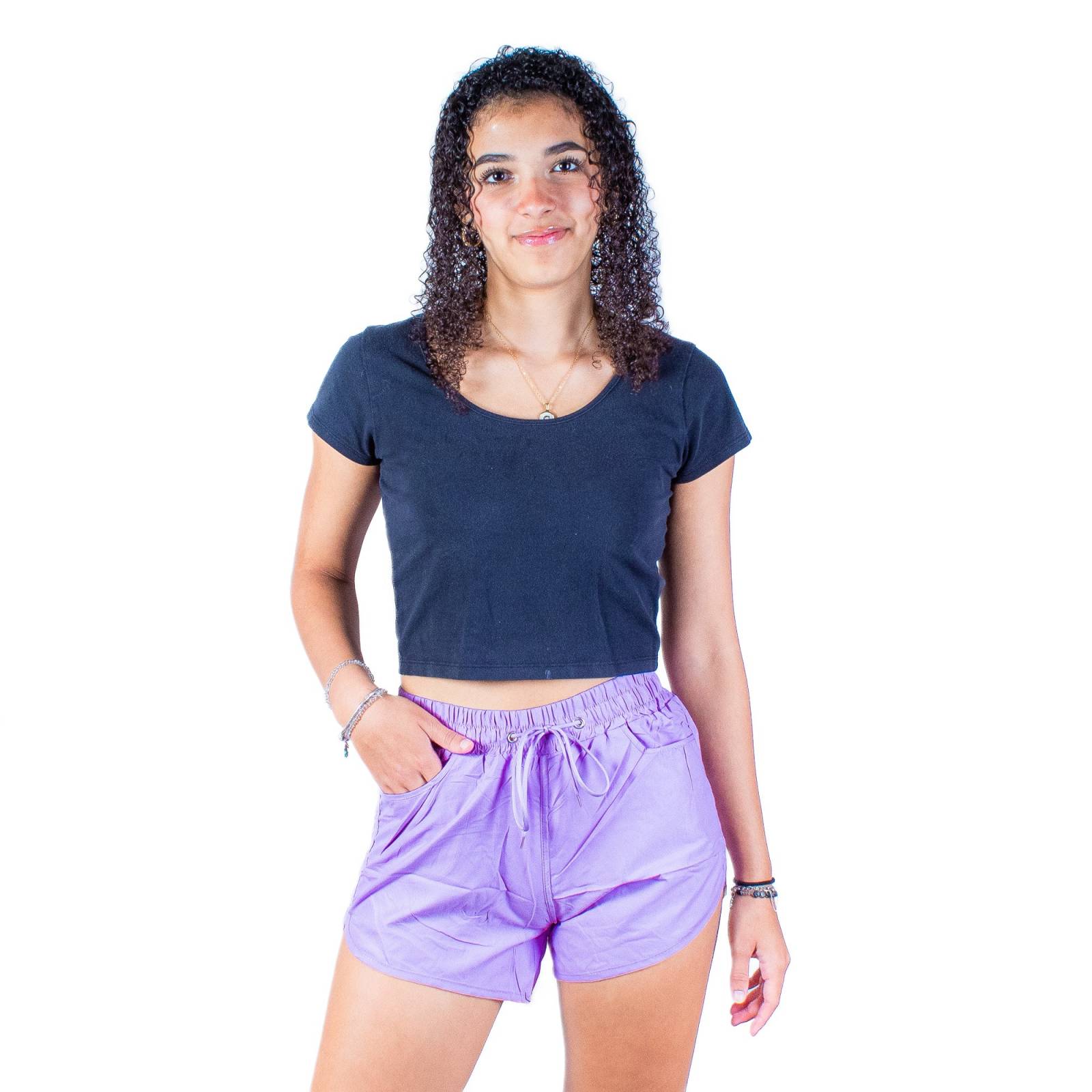 Short De Baño Bañador Para Dama Colores Lisos