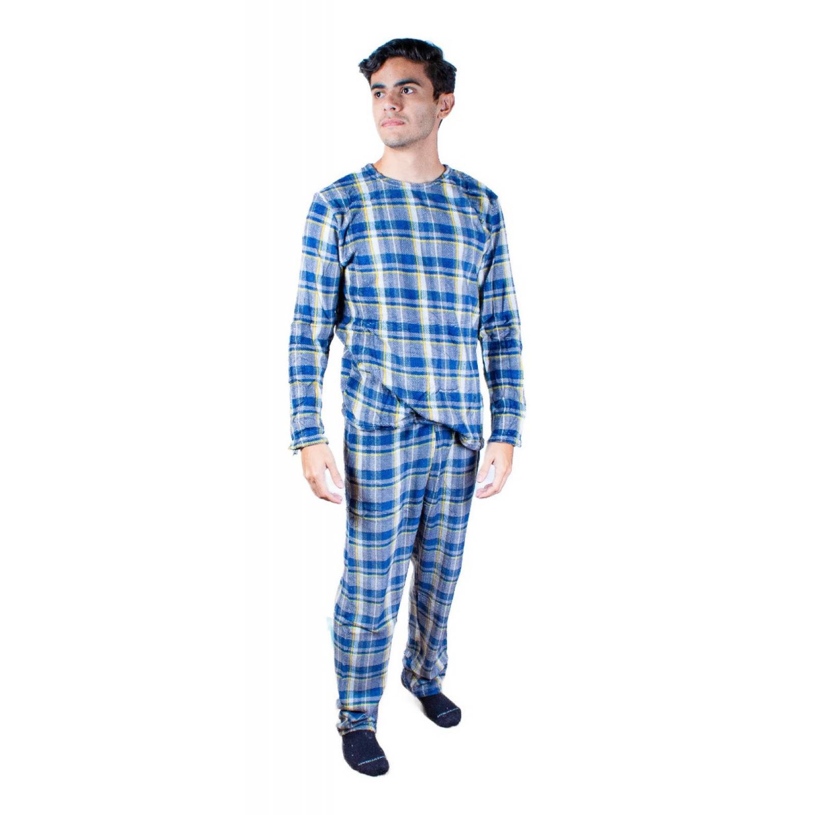 Pijama Para Hombre Unitalla Tela Polar Estampada