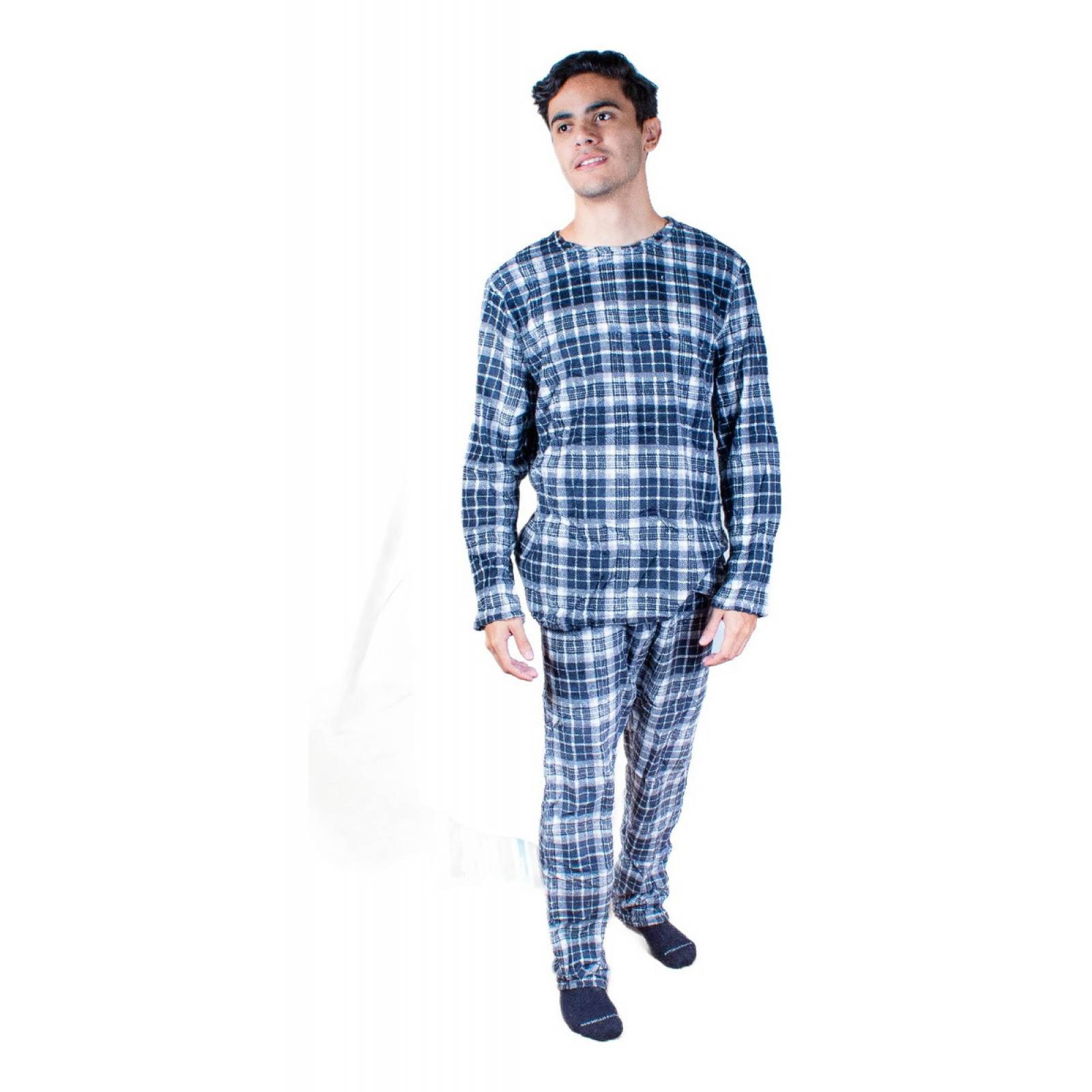 Pijama Para Hombre Unitalla Tela Polar Estampada