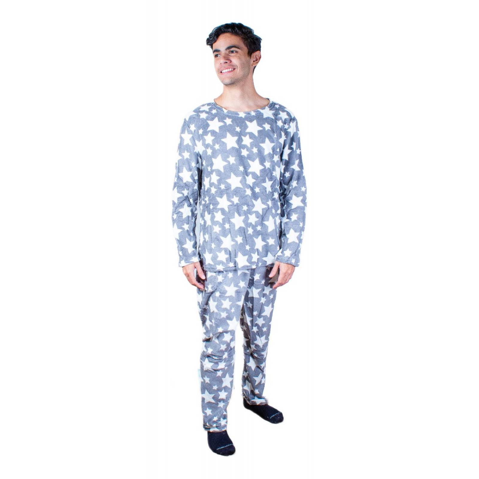 Pijama Para Hombre Unitalla Tela Polar Estampada