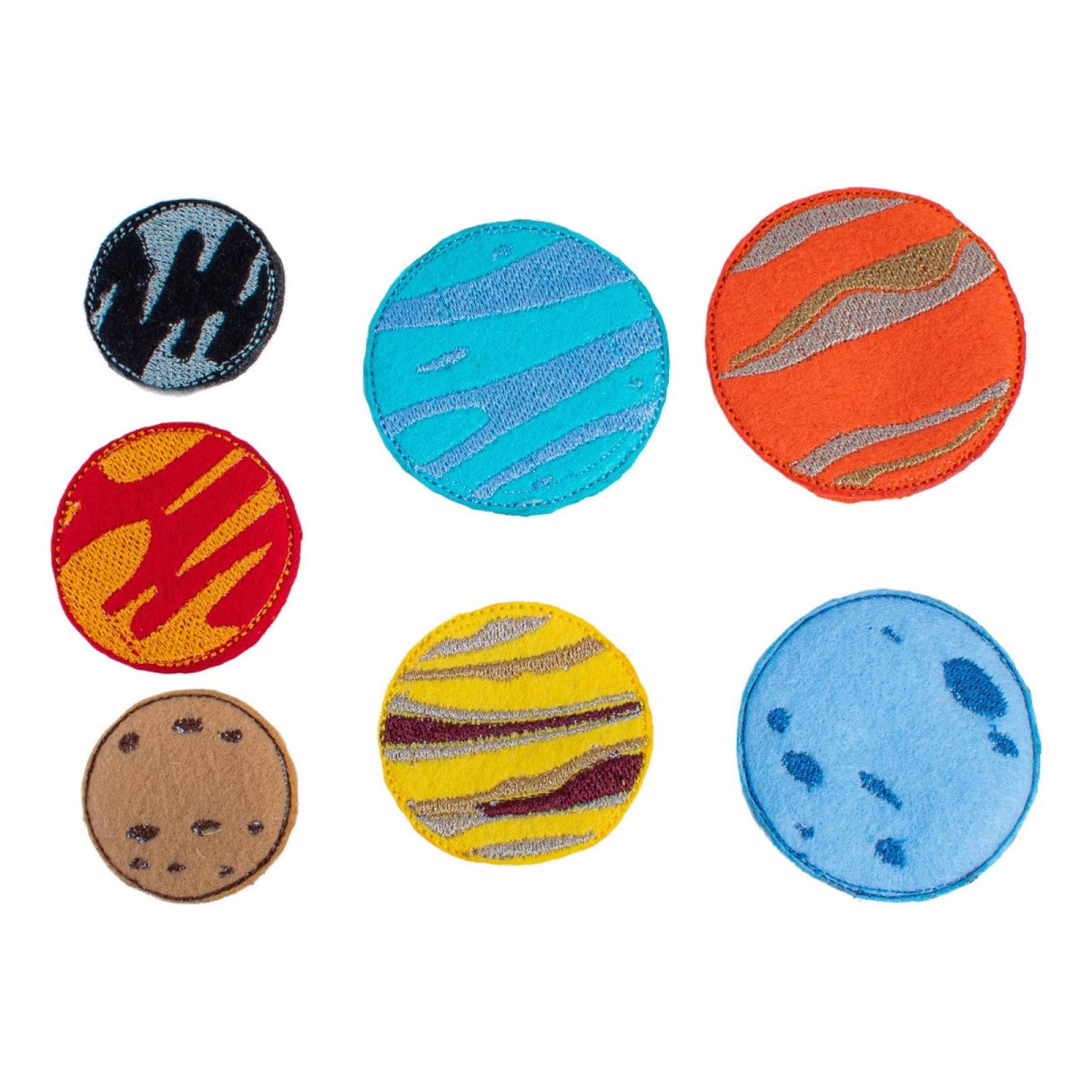 Titeres De Dedo Planetas Astronautas Extraterrestres Naves