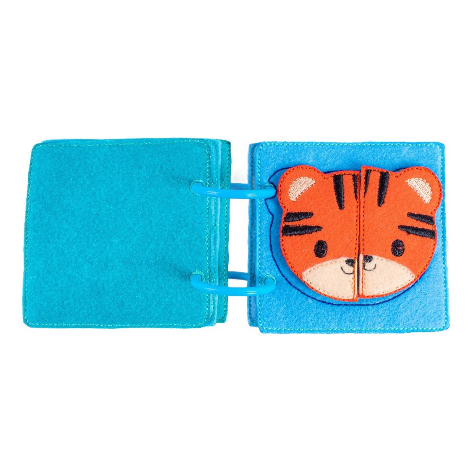 Libro Sensorial Rompecabezas Animalitos Safari