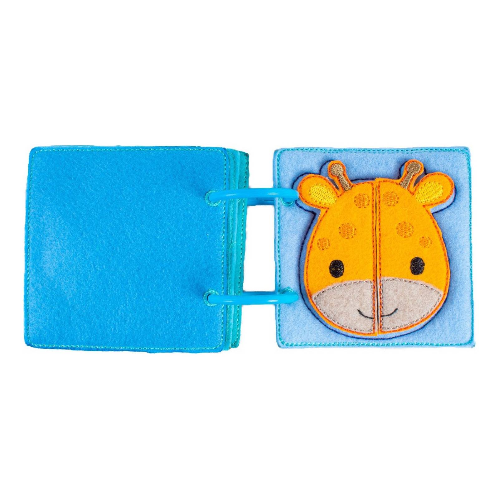 Libro Sensorial Rompecabezas Animalitos Safari