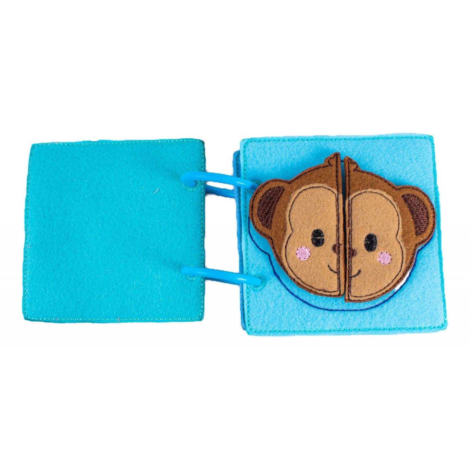 Libro Sensorial Rompecabezas Animalitos Safari