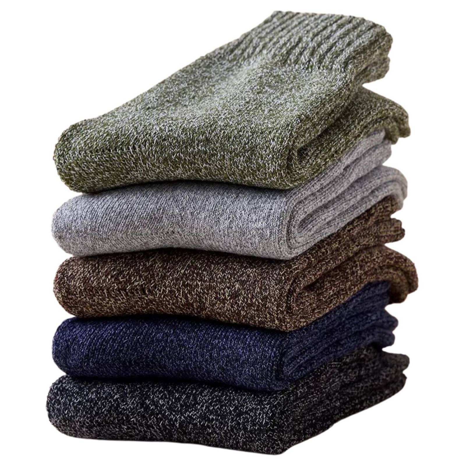 Set de calcetines de invierno para hombre.