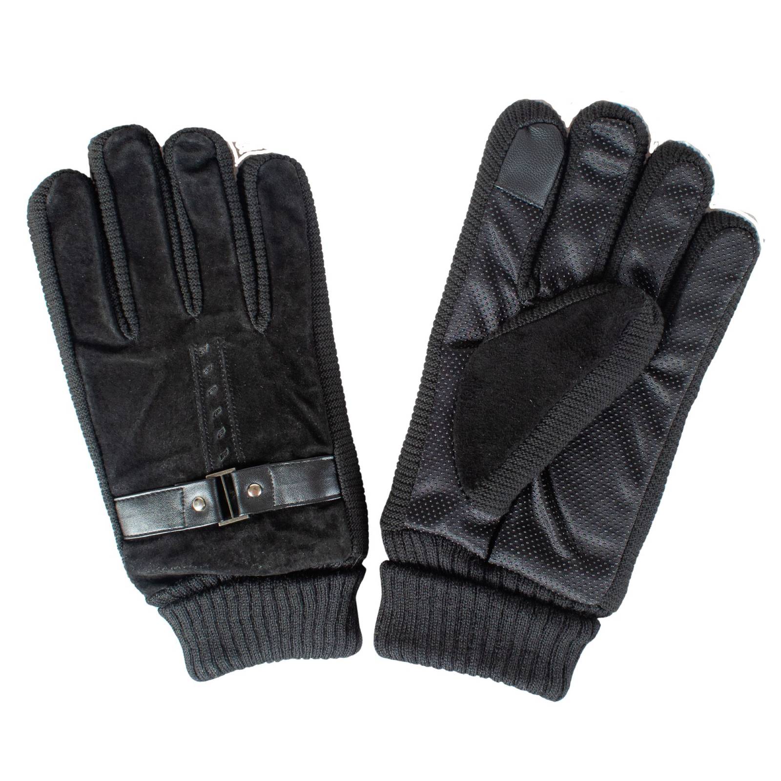 Guantes de invierno para hombre gamuza de nobuk