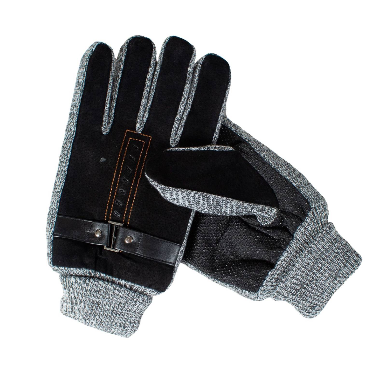 Guantes de invierno para hombre gamuza de nobuk