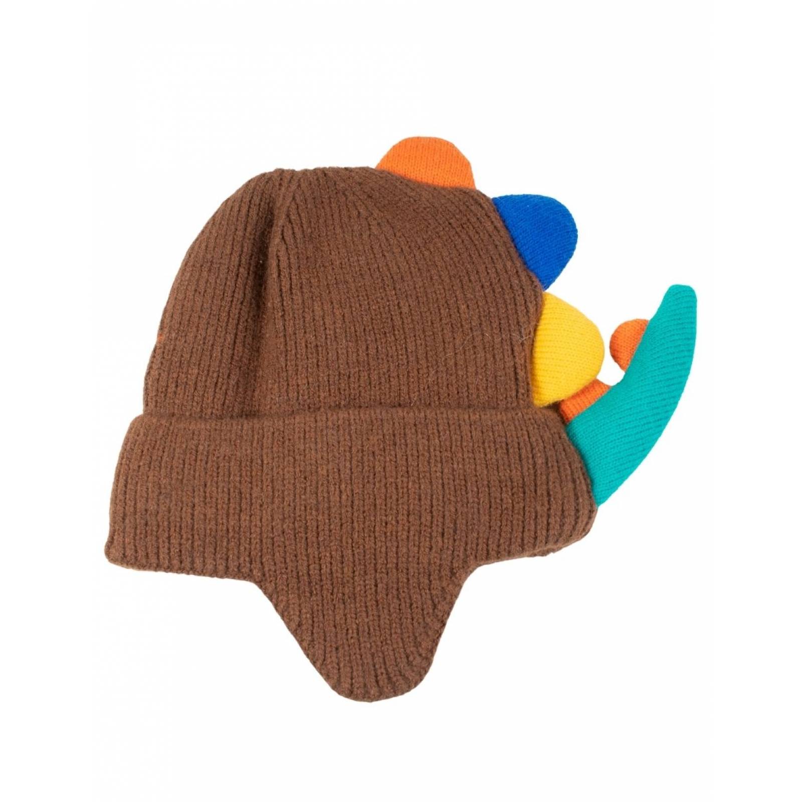 Gorro de punto cubre orejas Infantil Dinosaurio