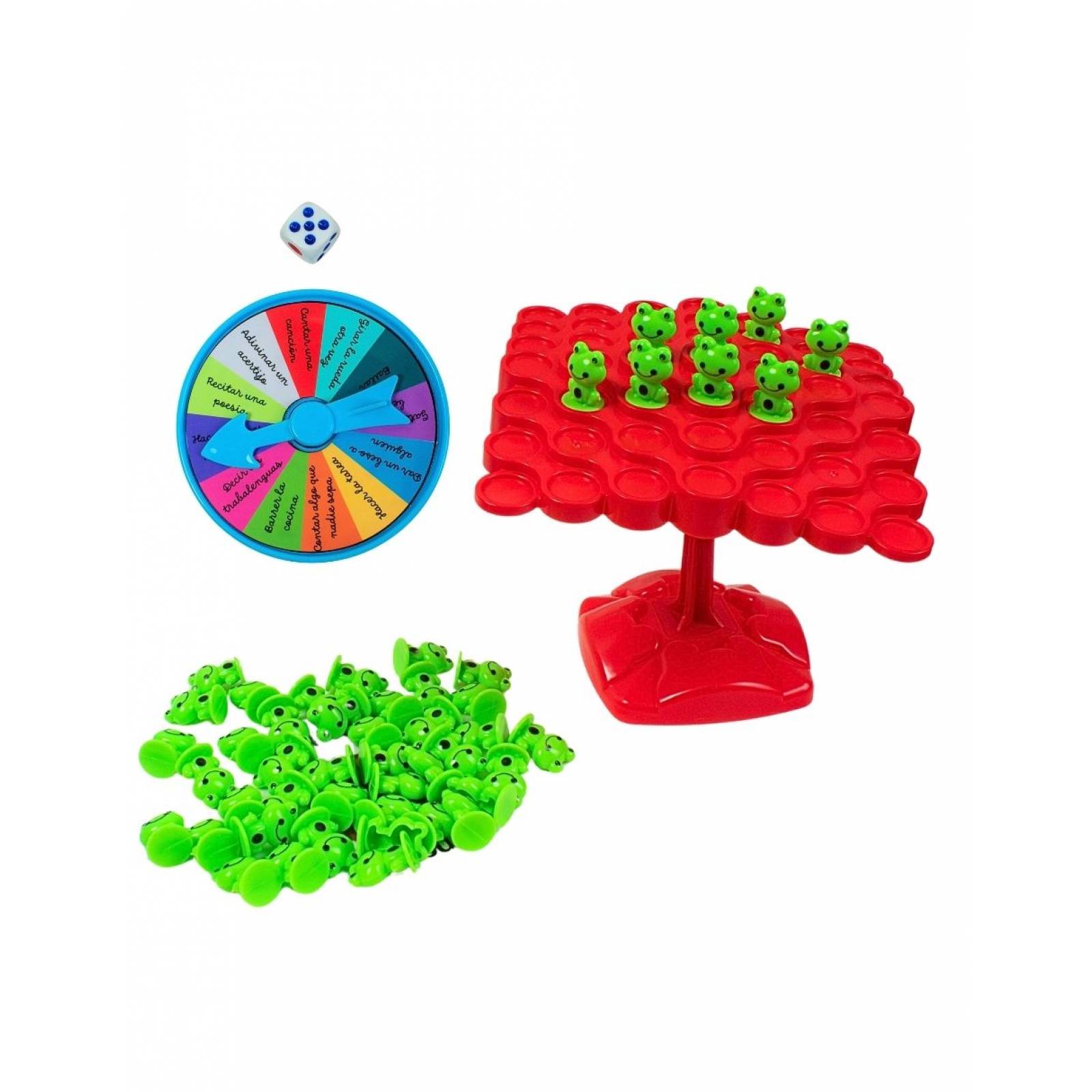 Juego de mesa de equilibrio Rana Equilibrista.