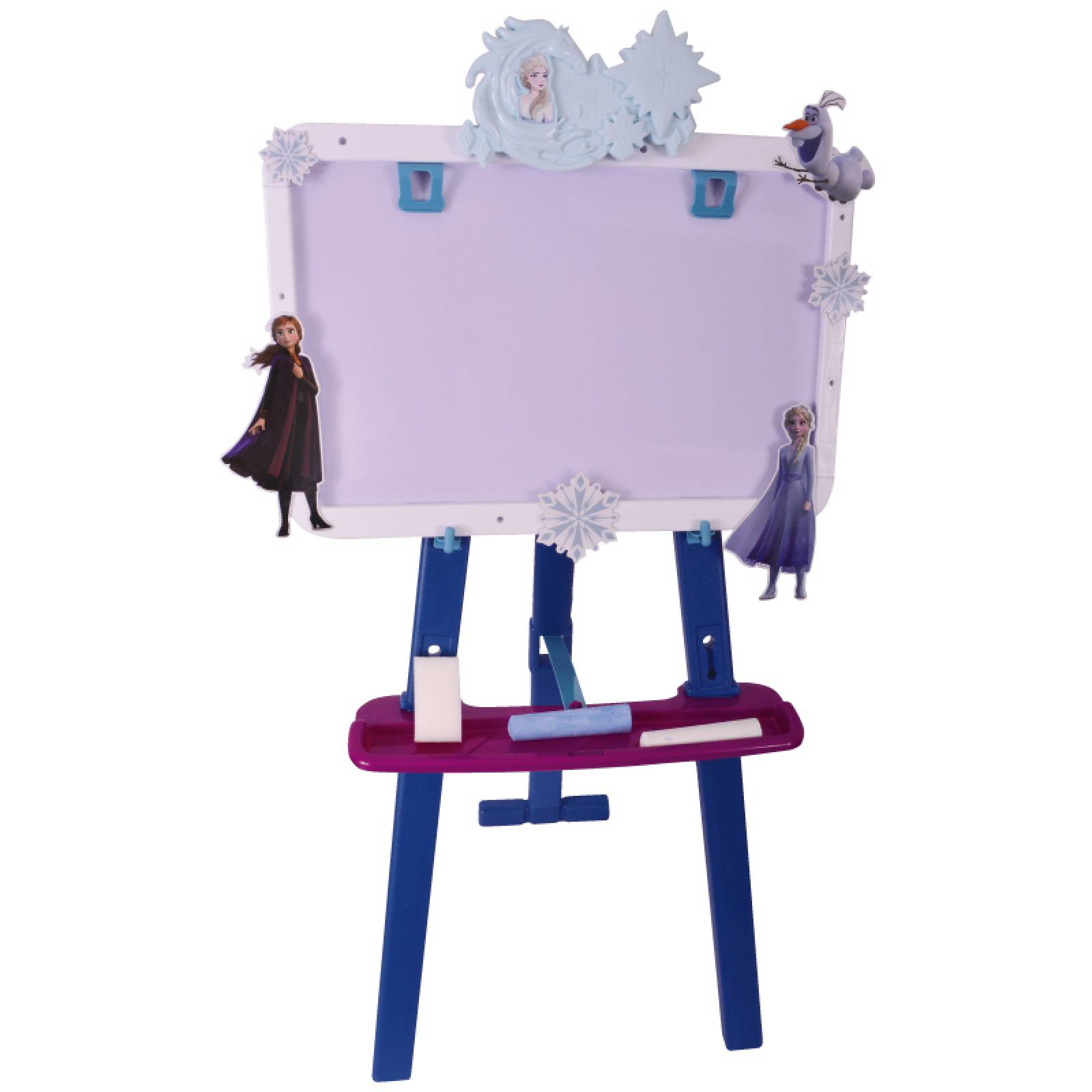 PIZARRON DE GIS DOBLE CARA CON LETRAS MAGNETICAS FROZEN