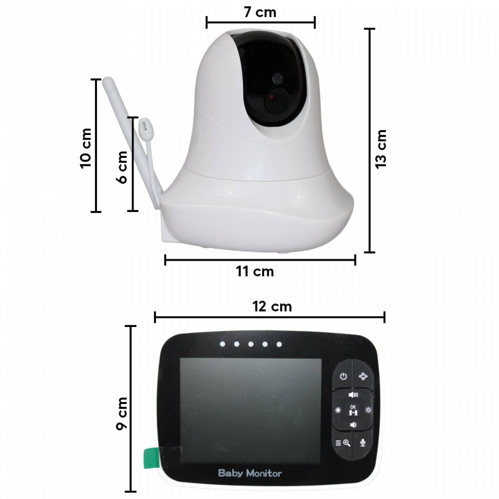 MONITOR DIGITAL MULTIFUNCIONAL PARA BEBE
