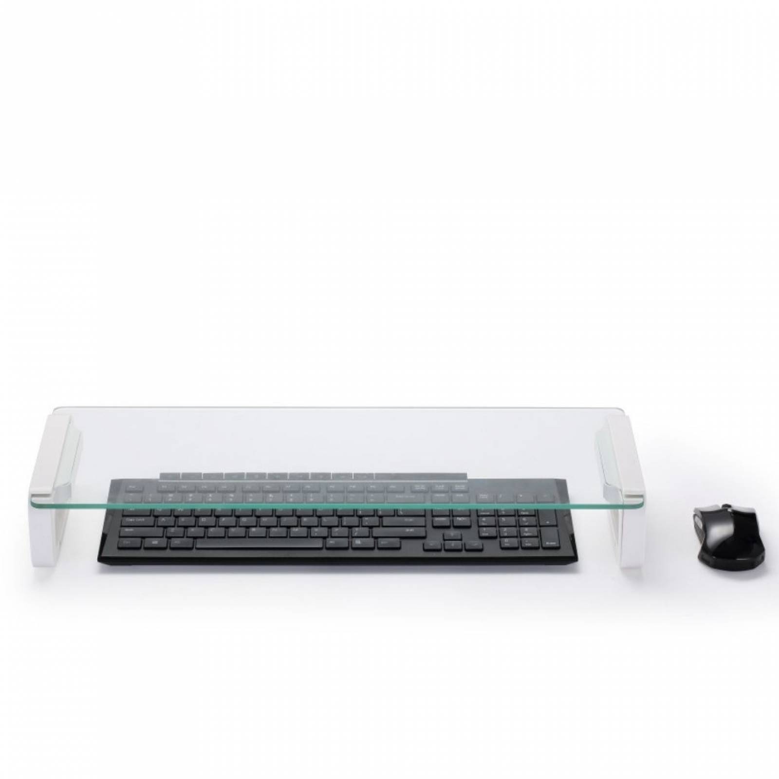 BASE DE CRISTAL PARA MONITOR CON PUERTO USB