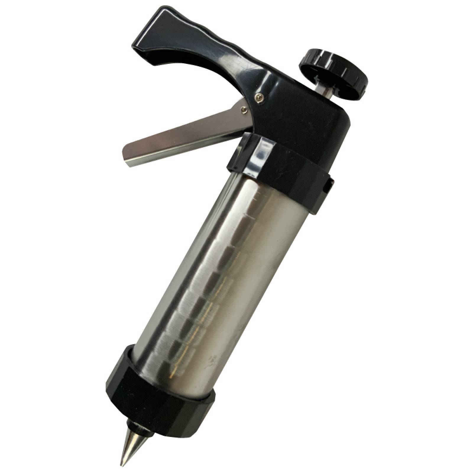 PISTOLA REPOSTERÍA CON SET DE DUYAS Y DISCOS PARA DECORAR