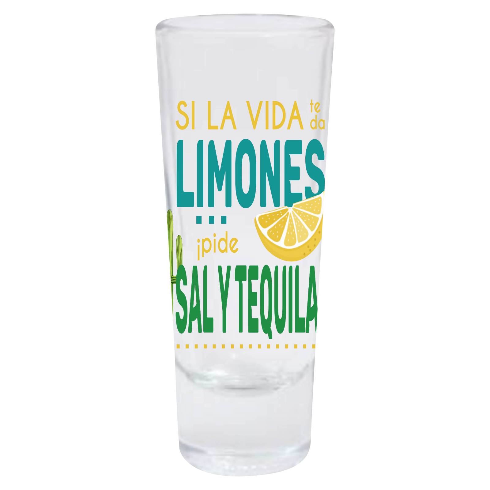 VASO TEQUILERO TRANSPARENTE O SATINADO PARA SUBLIMACIÓN