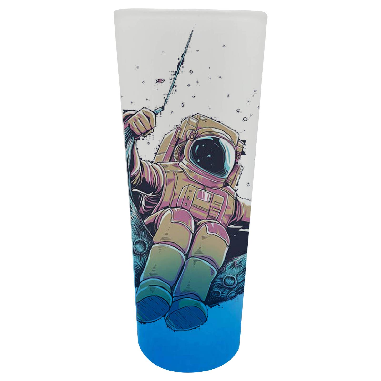 VASO TEQUILERO FONDO DE COLORES NEÓN PARA SUBLIMACIÓN 25 OZ