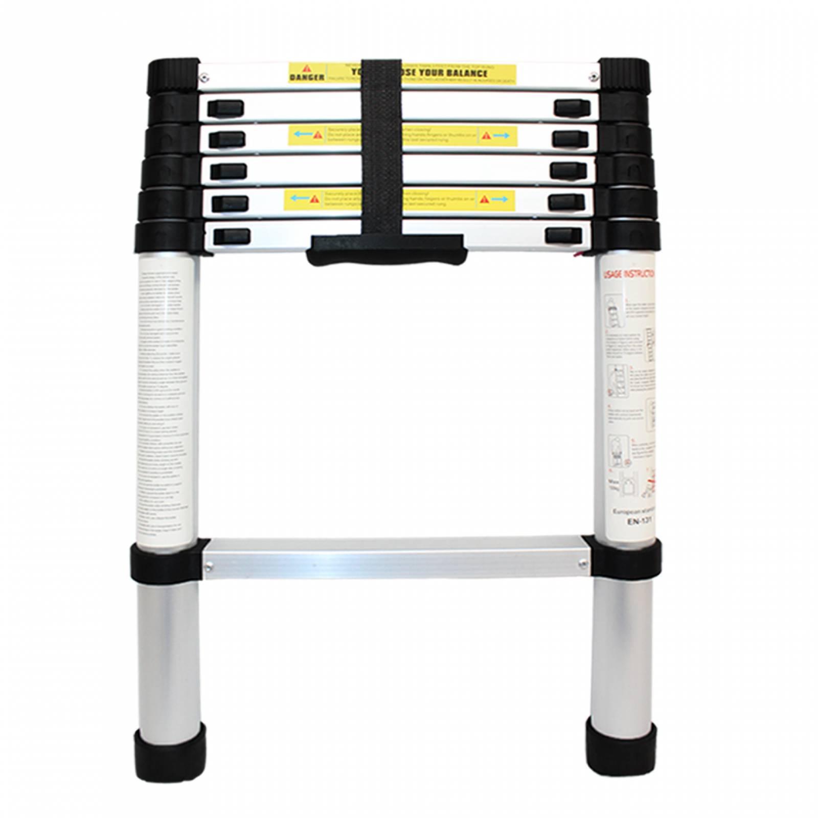 ESCALERA TELESCÓPICA DE 2 METROS CON 7 PELDAÑOS