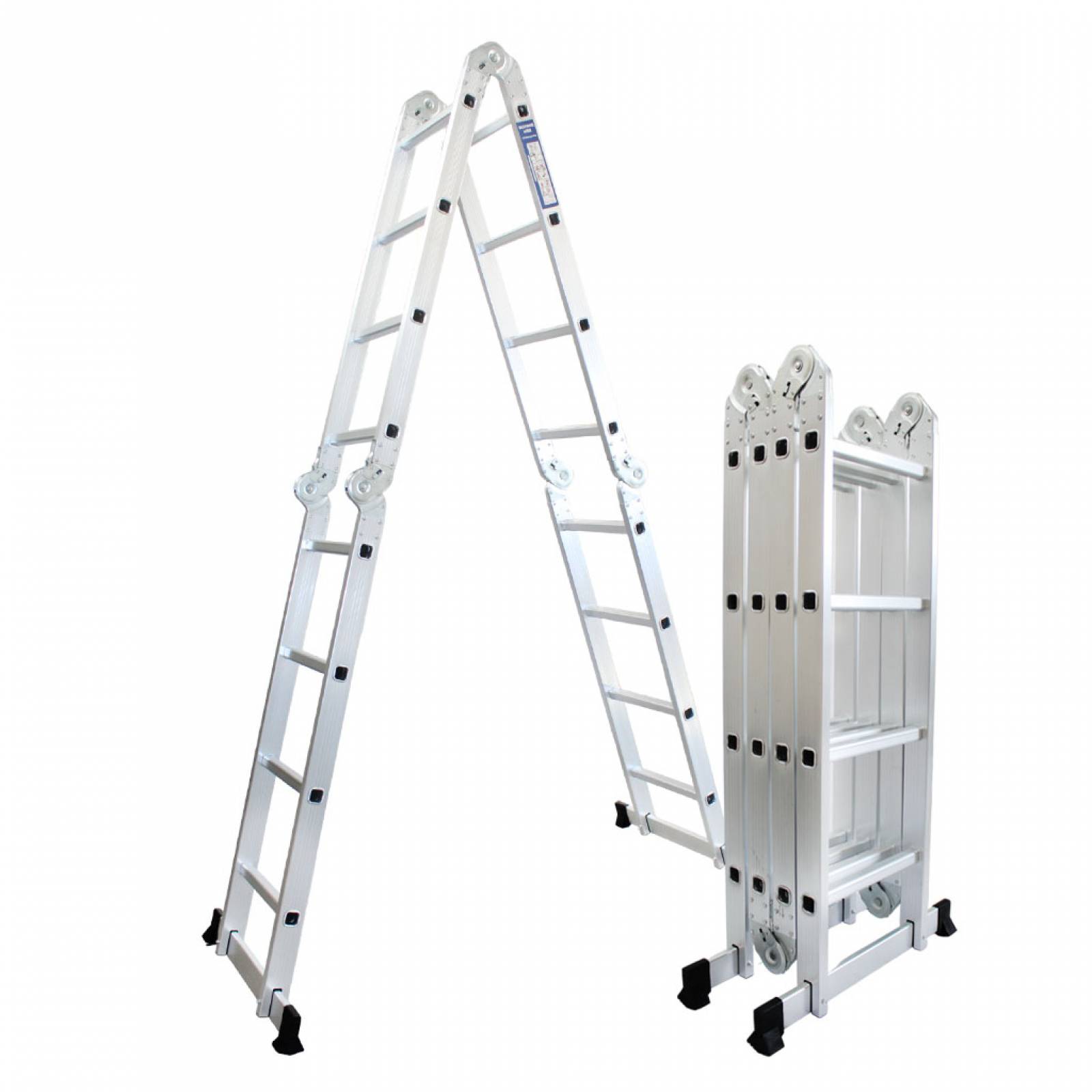 ESCALERA MULTIPOSICIONES 4*4 MULTIUSOS 445 MT DE ALUMINIO