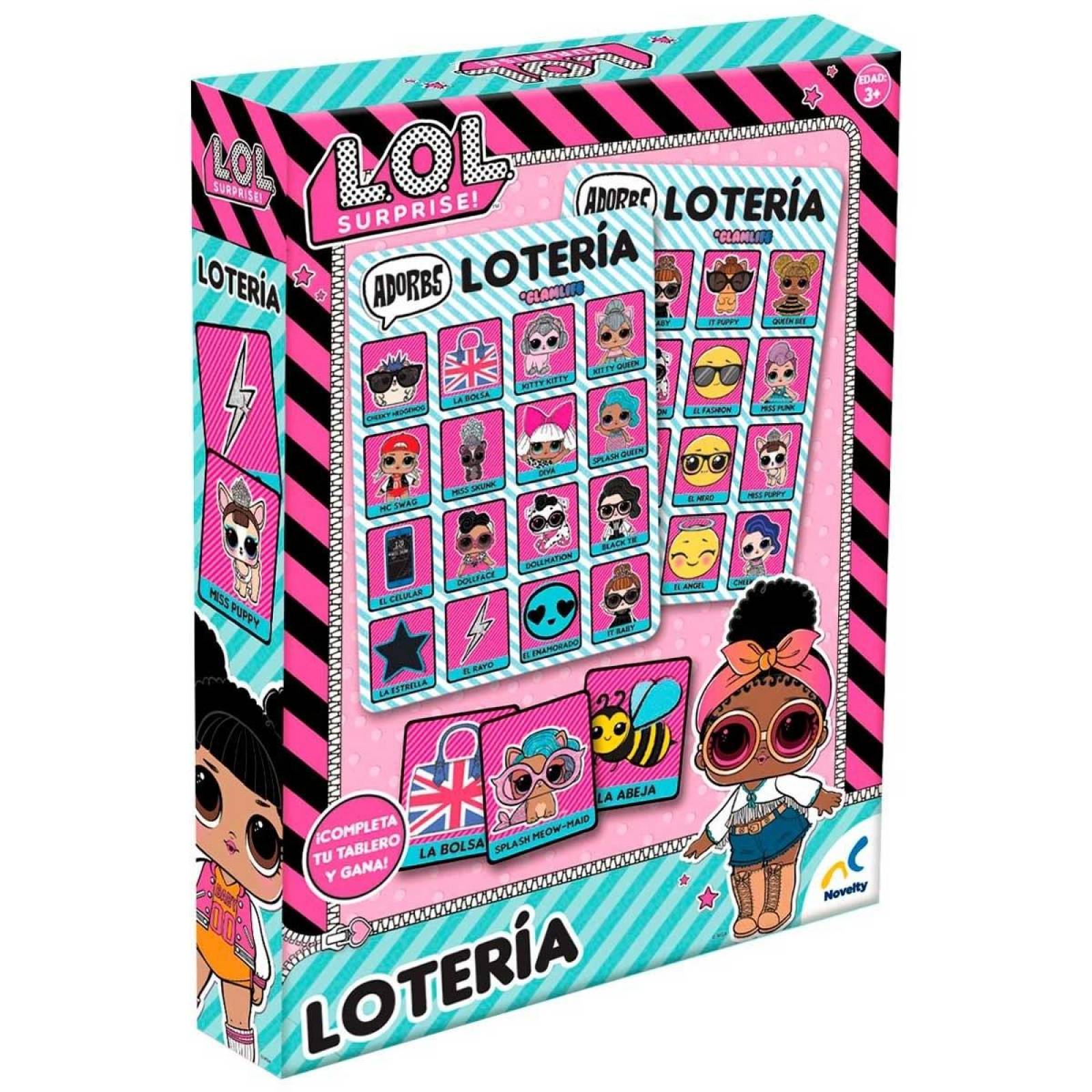 LOTERIA LOL SURPRISE, CAJA DE CARTON 