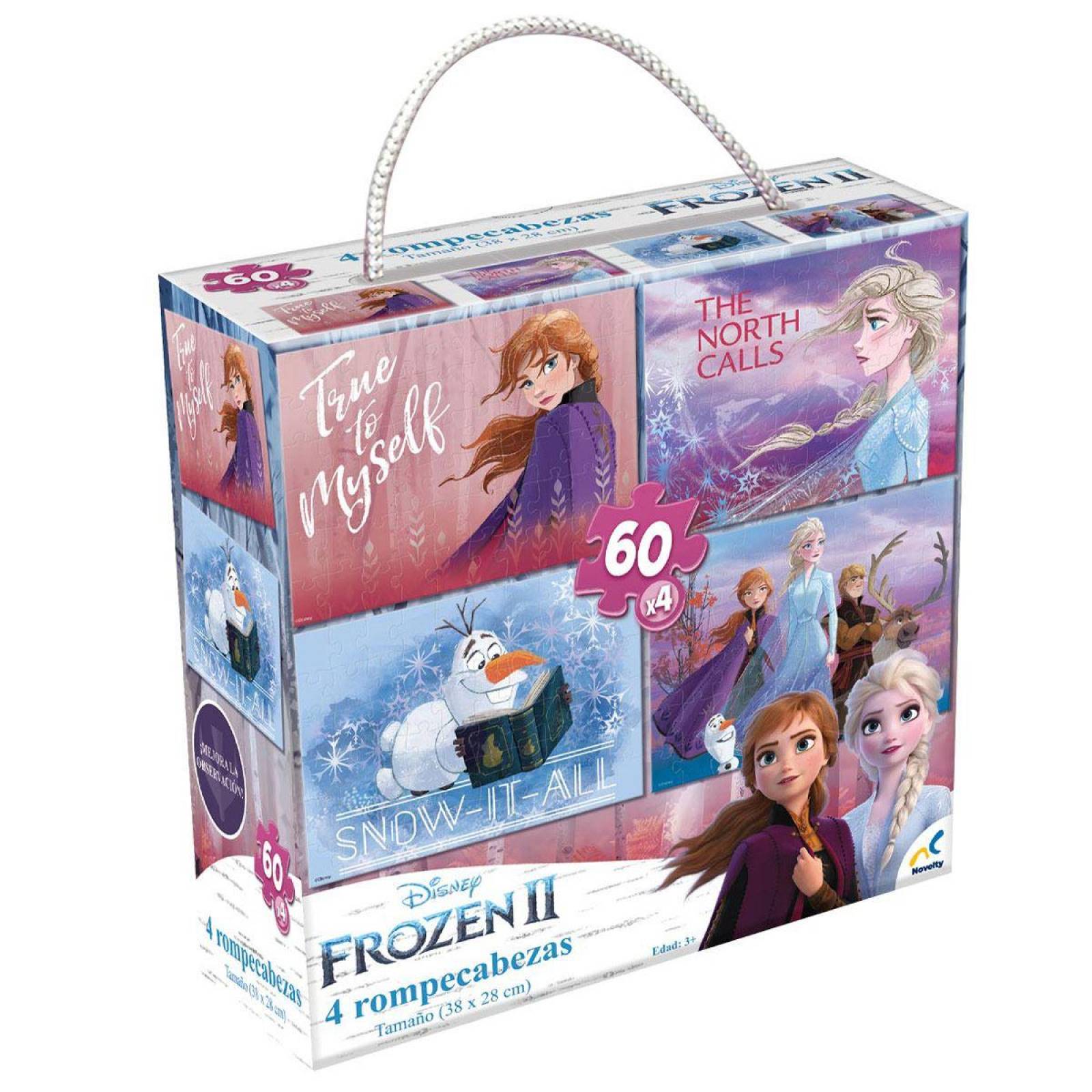 ROMPECABEZAS 4 EN 1 FROZEN II