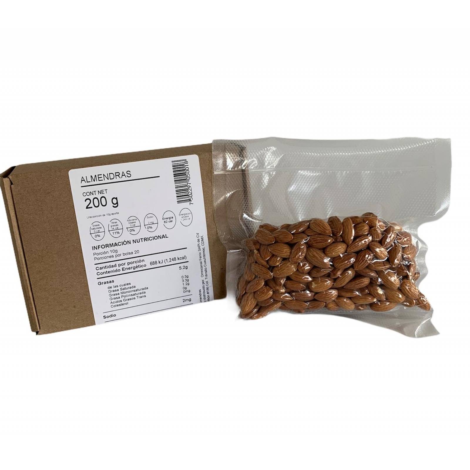 ALMENDRA NATURAL 200g 