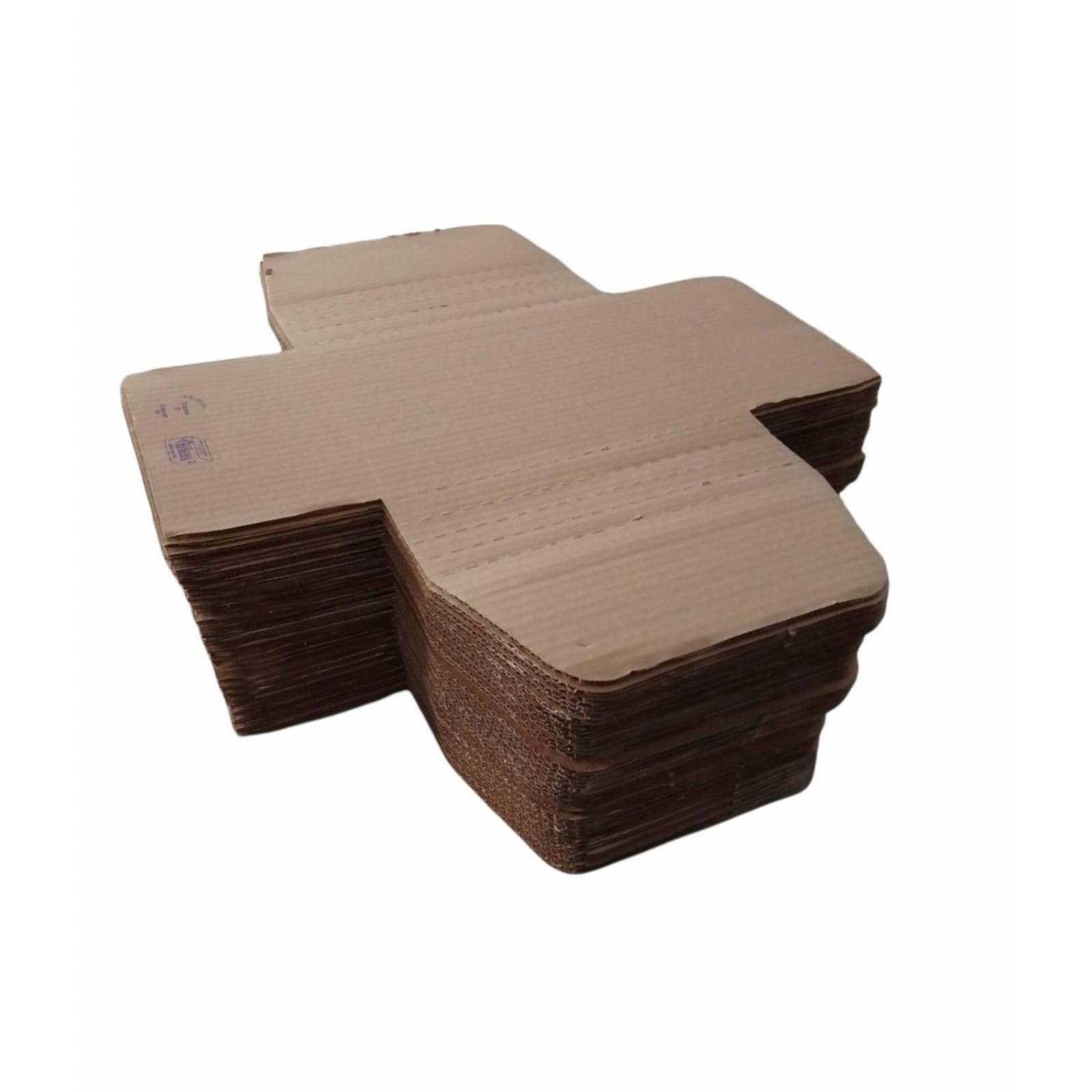 50 Cajas para paquetería ajustables con doblado fácil 