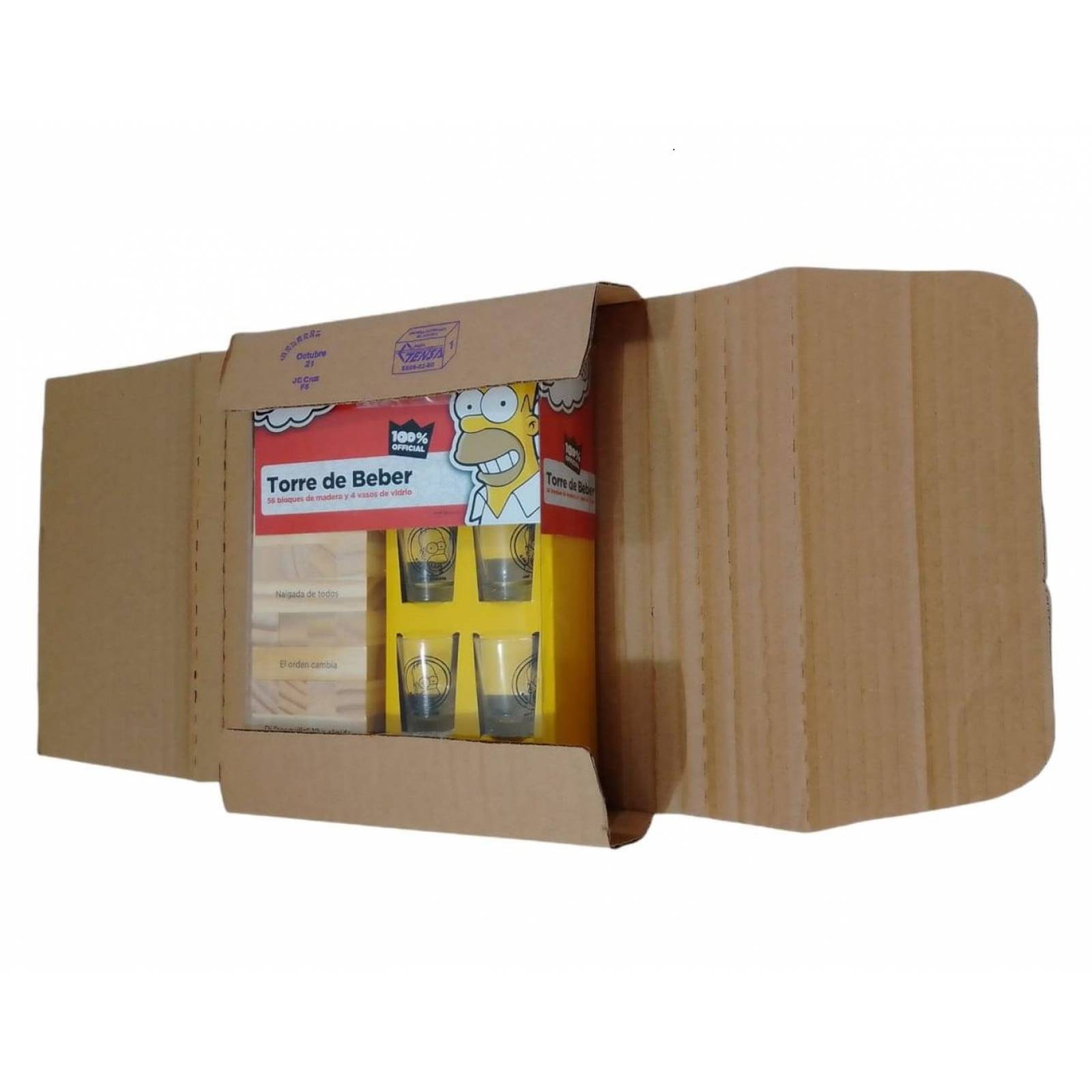 50 Cajas para paquetería ajustables con doblado fácil 