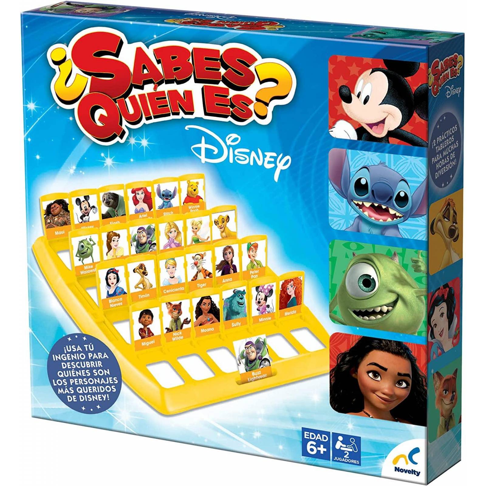 Juego de mesa infantil ¿Sabes quién es? Disney 