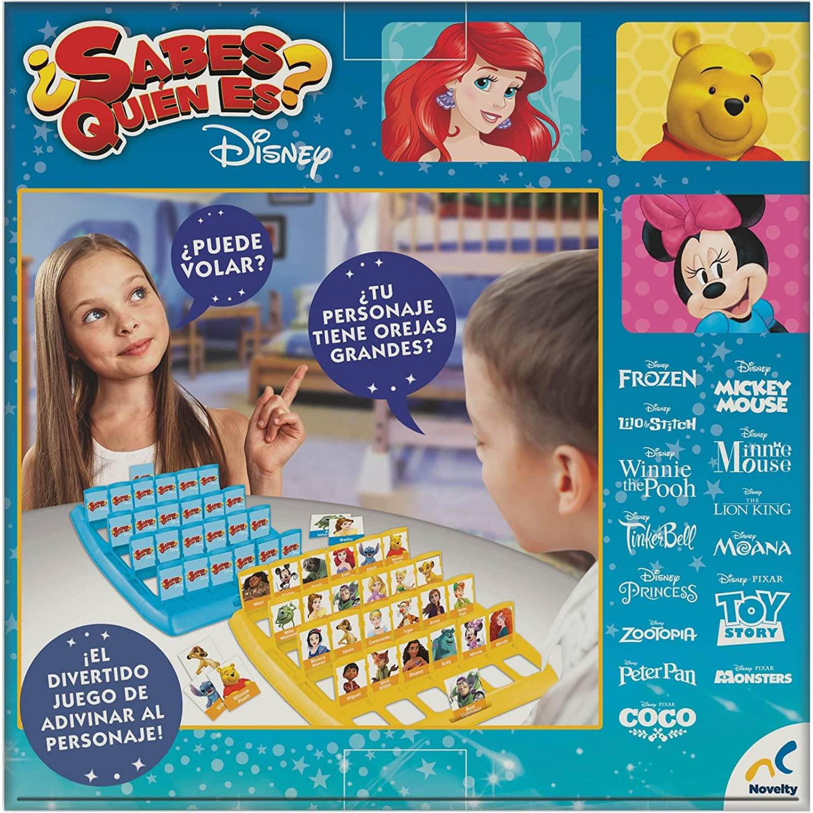 Juego de mesa infantil ¿Sabes quién es? Disney 