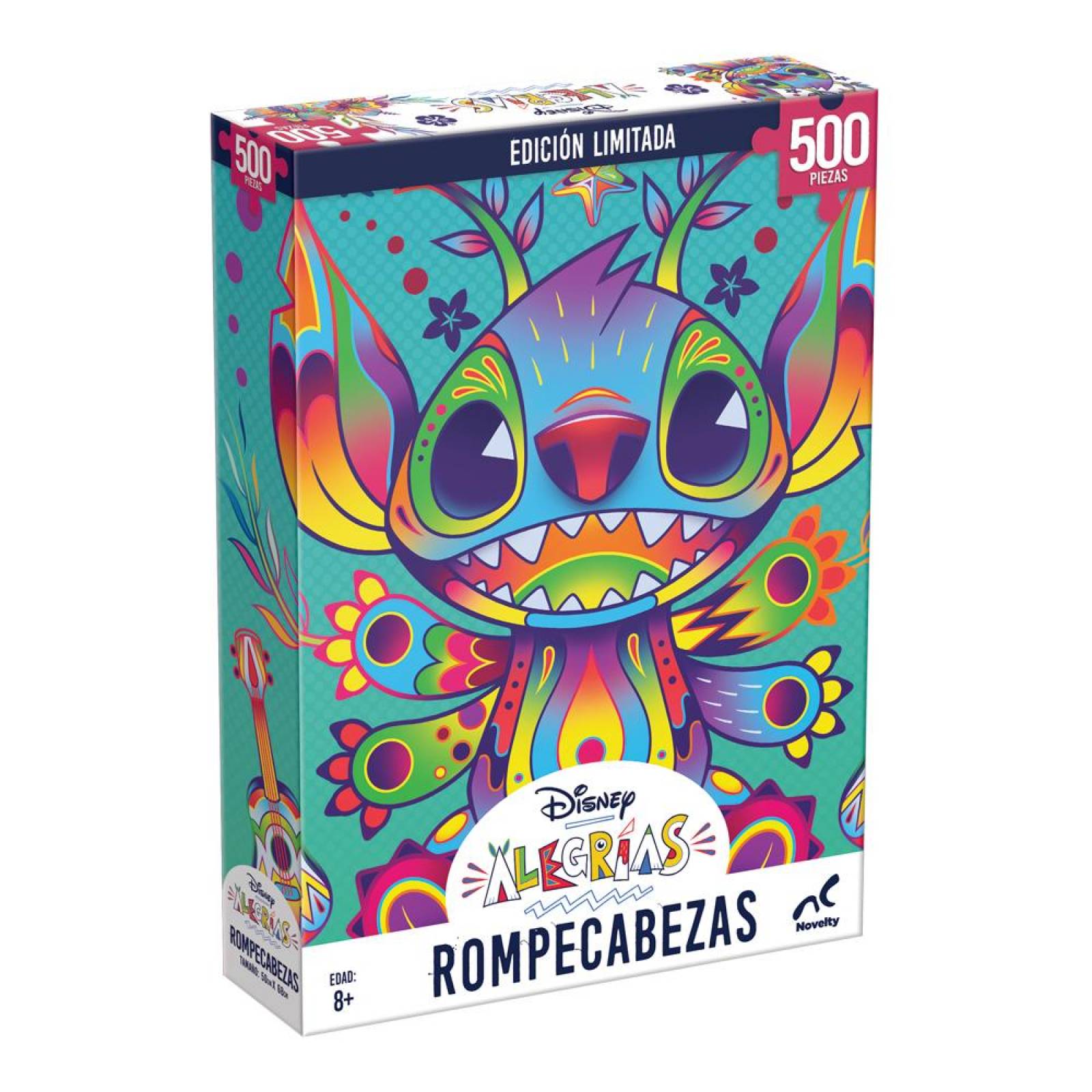 Rompecabezas Stitch Disney Alegrías 500 piezas coleccionable 