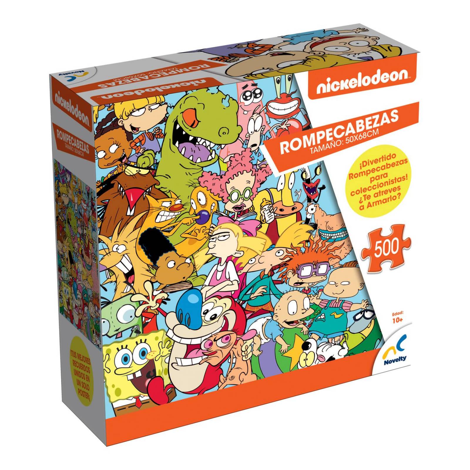 Rompecabezas Nickelodeon 500 piezas coleccionable 