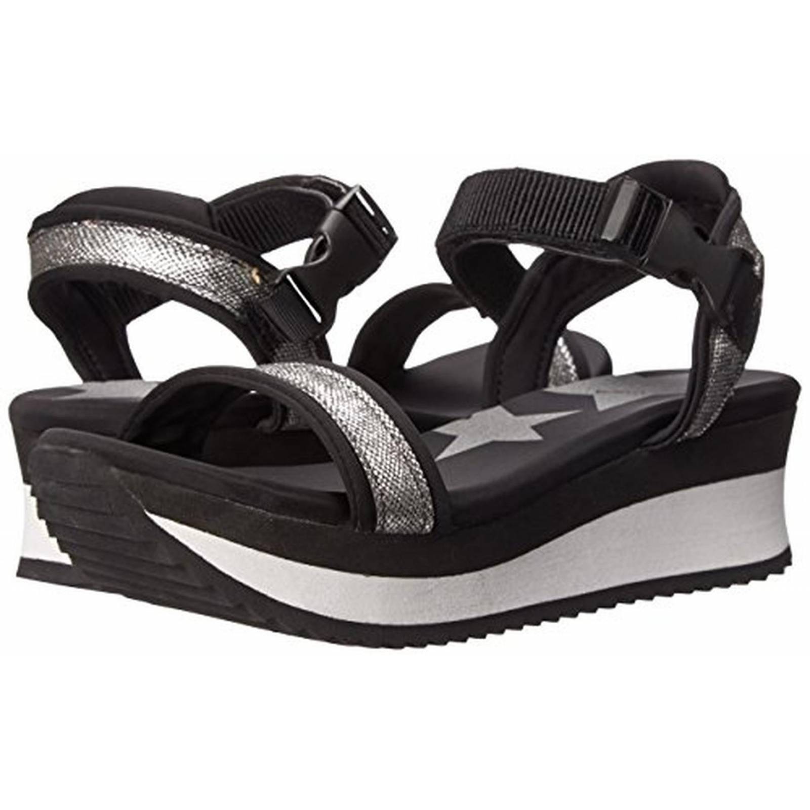 Sandalias de Plataforma Dirty Laundry - Chinese Laundry Negro y Platedado 