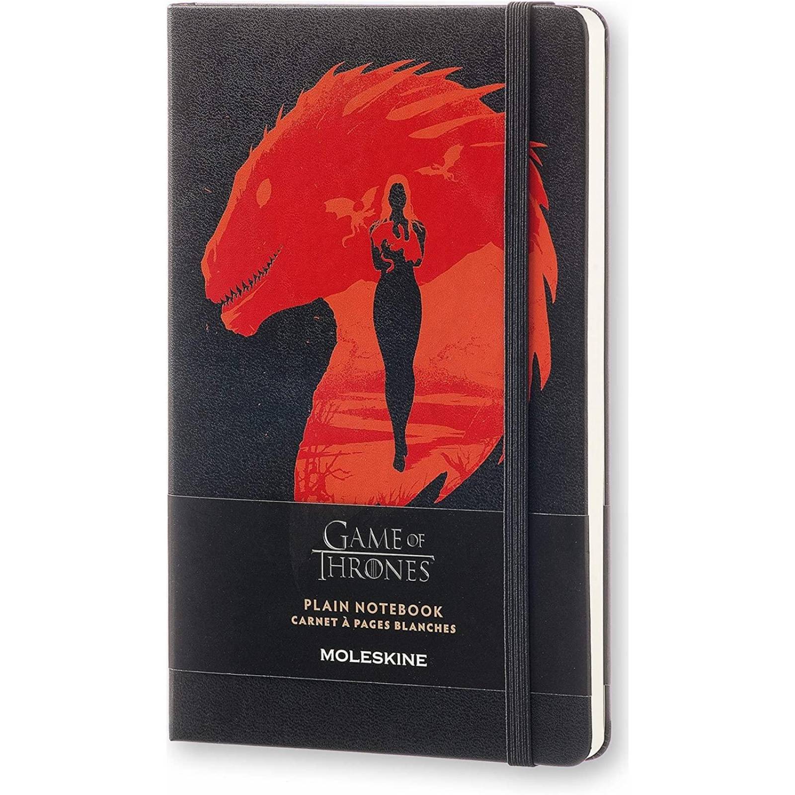 Libreta Moleskine Game of Thrones Negro Hoja Blanca PDura