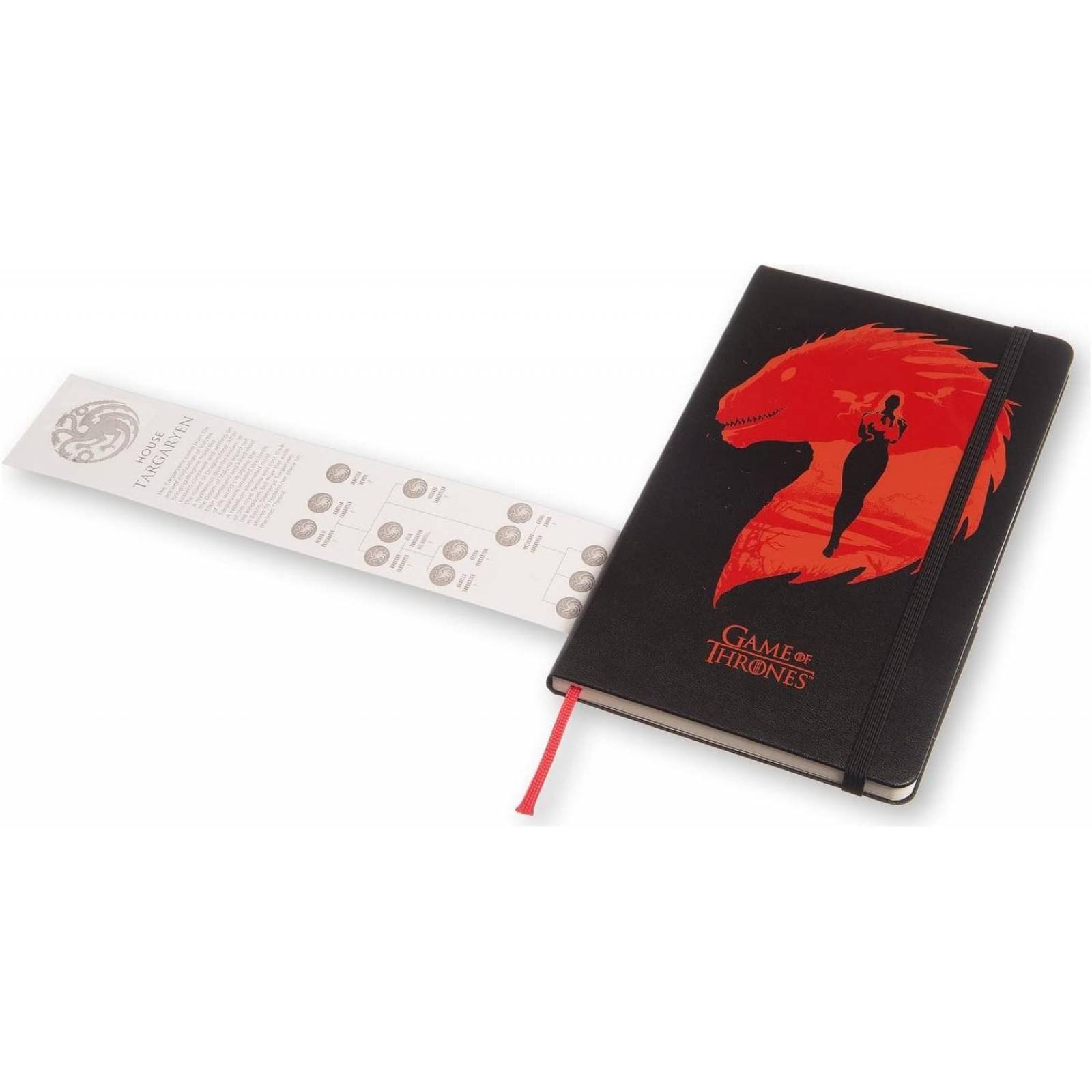 Libreta Moleskine Game of Thrones Negro Hoja Blanca PDura