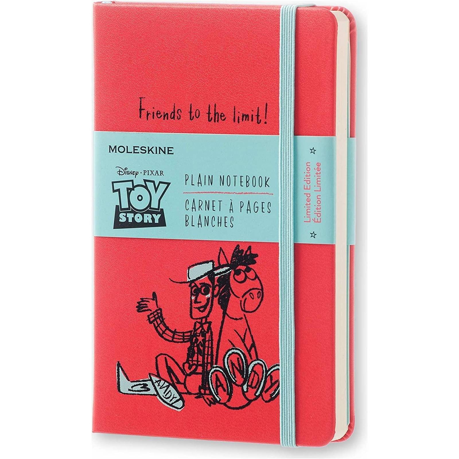 Libreta Moleskine Bolsillo Toy Story Hoja Blanca Pasta Dura 