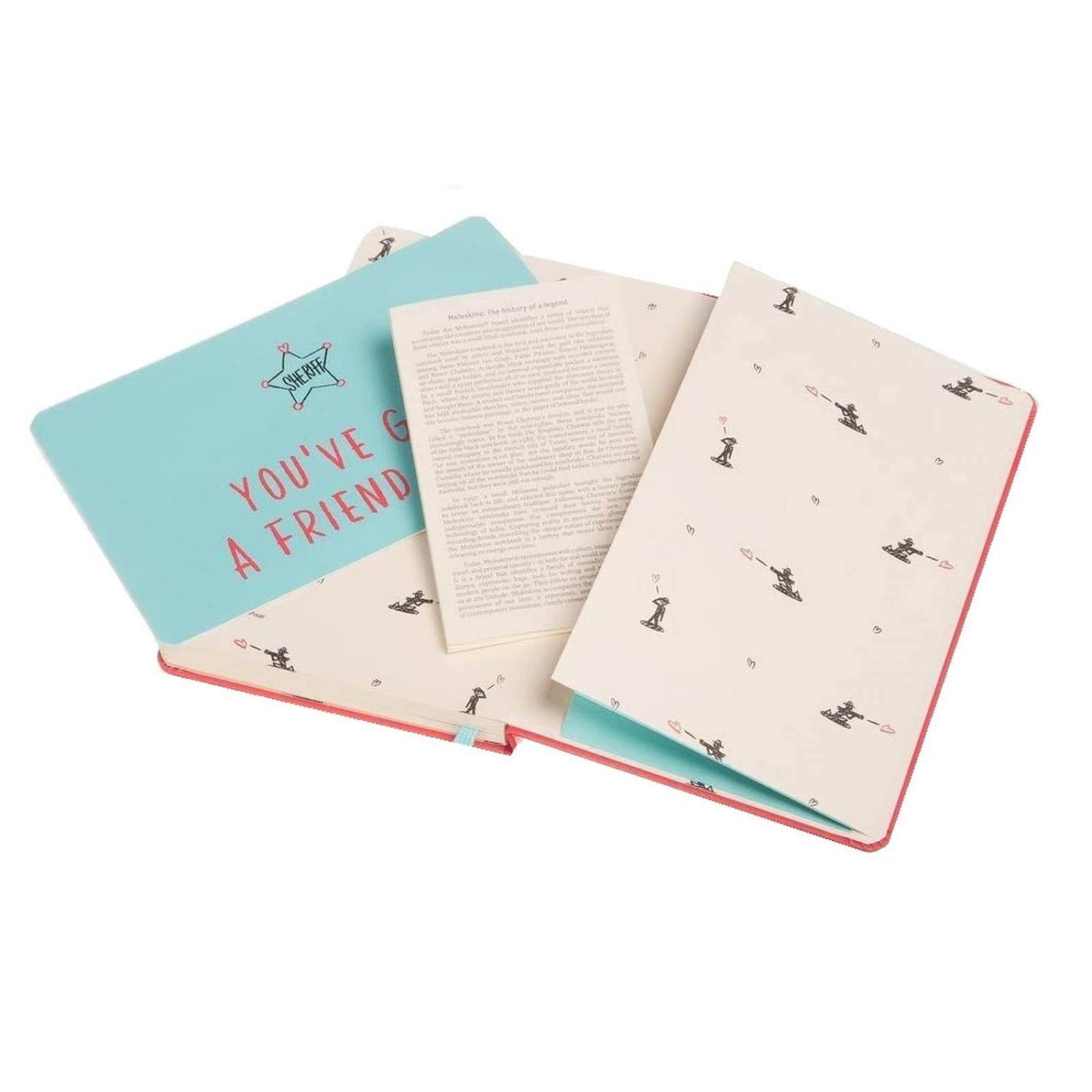 Libreta Moleskine Bolsillo Toy Story Hoja Blanca Pasta Dura 