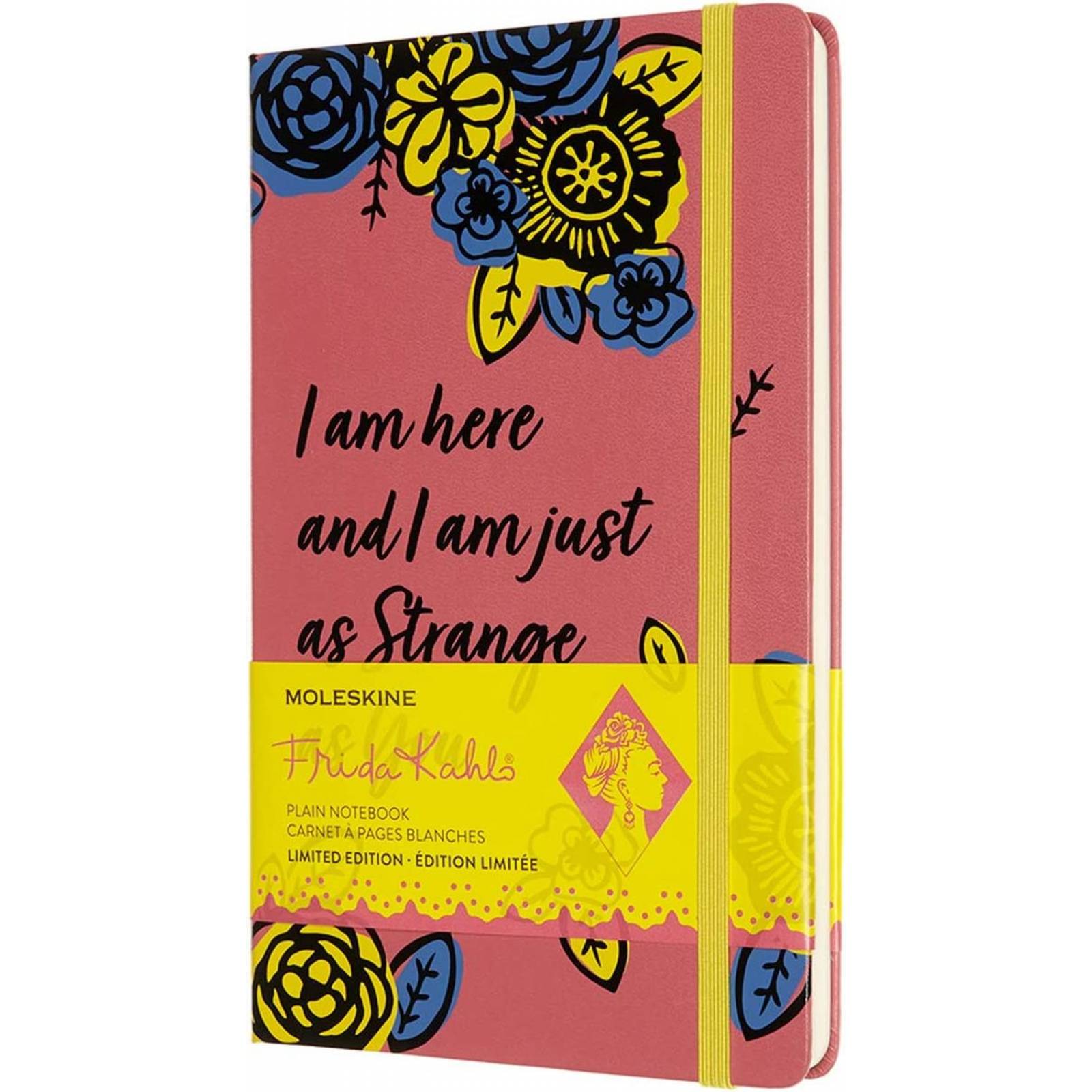 Libreta Moleskine Frida Kahlo Hoja Blanca Pasta Dura