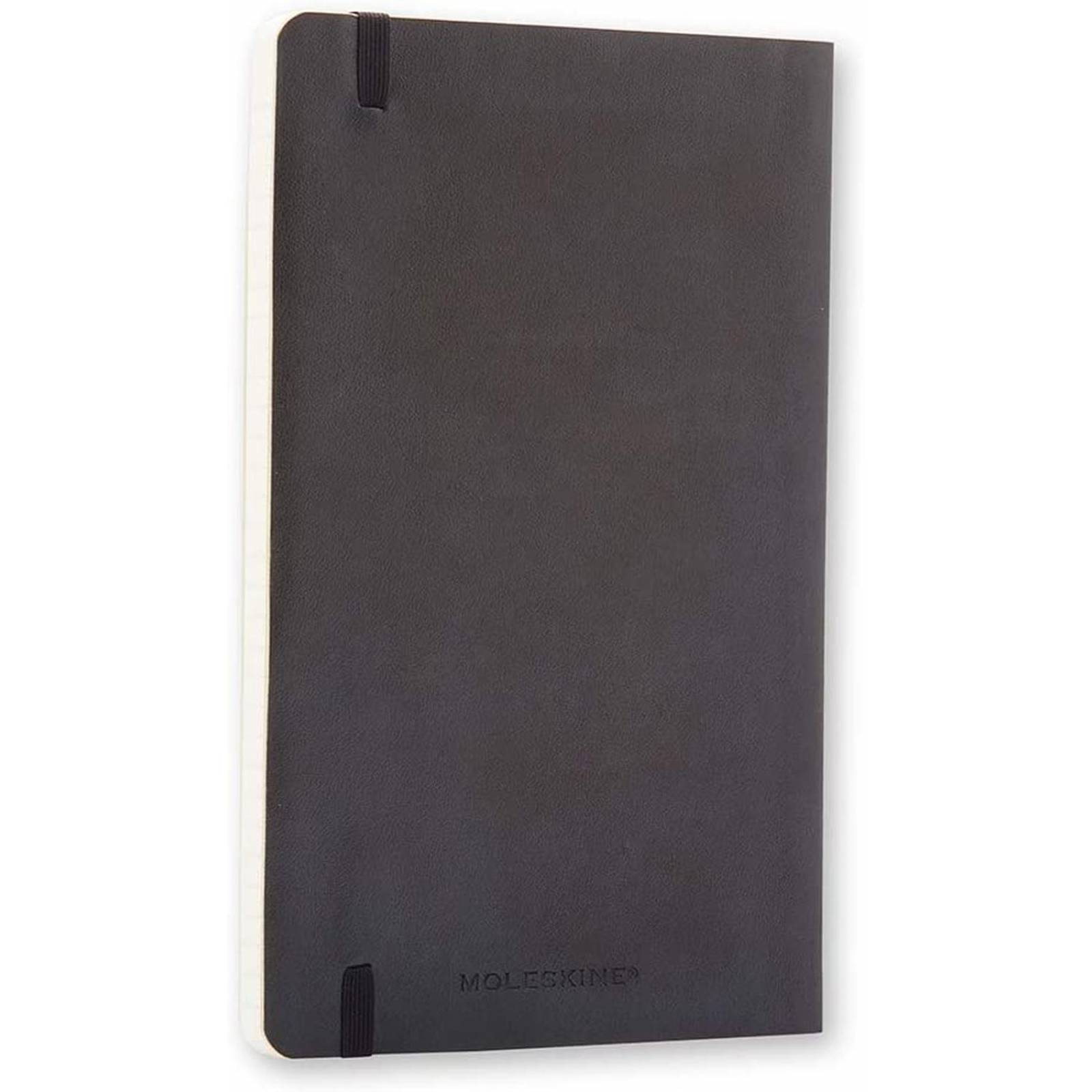 Libreta Moleskine Bolsillo Negro Hoja Rayada Pasta Suave 