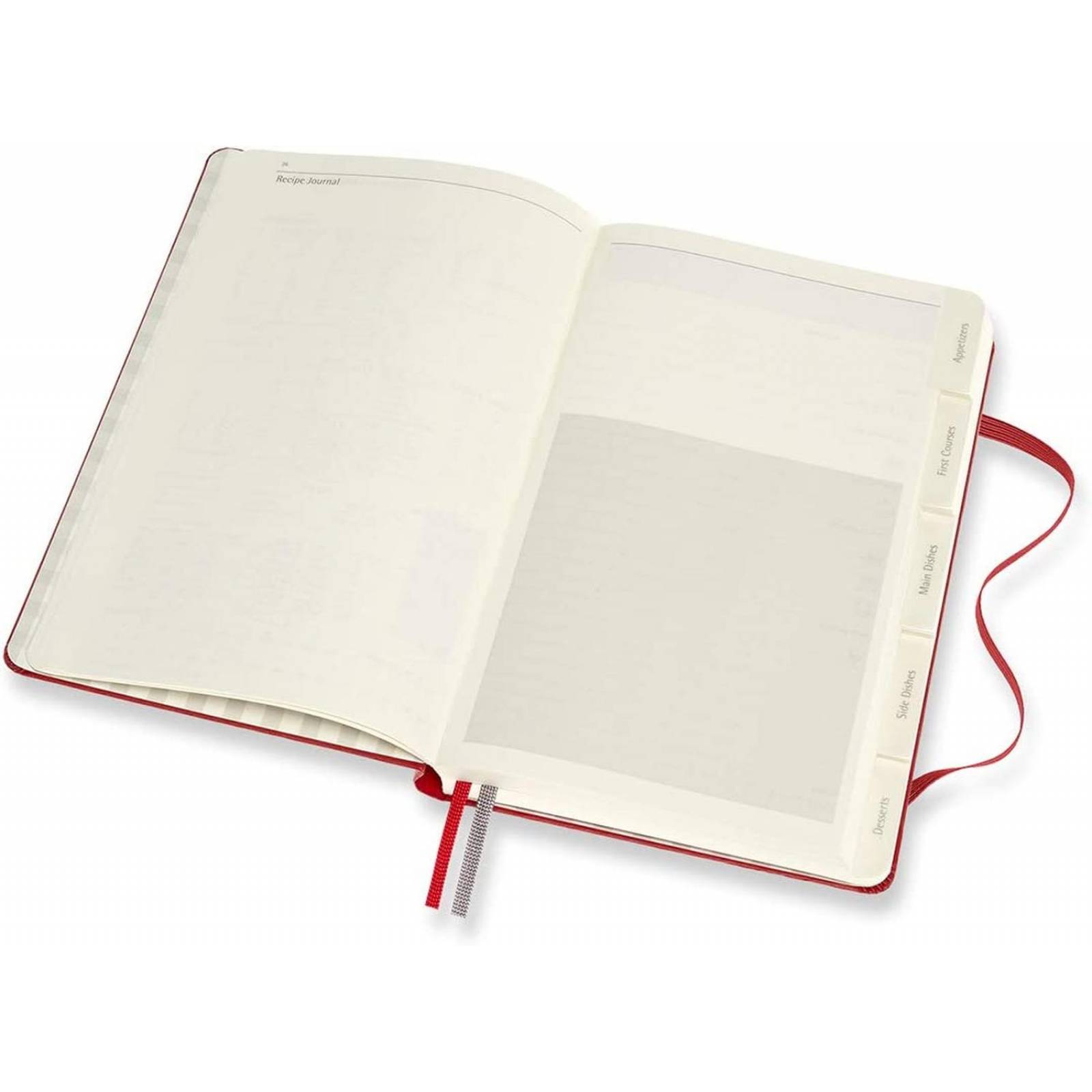 Diario Journal de Recetas Moleskine Grande Pasta Dura 