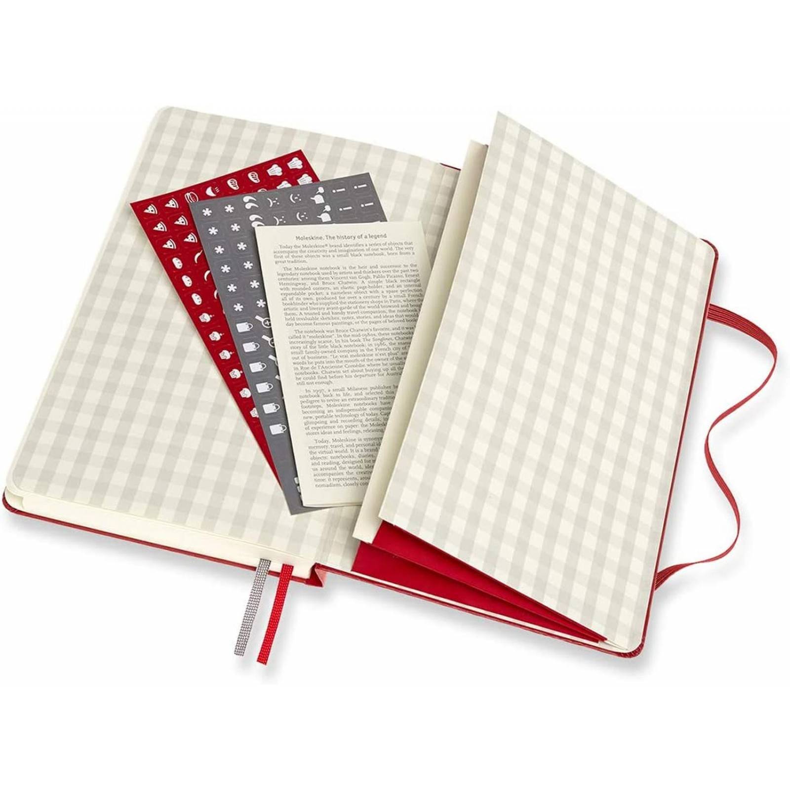 Diario Journal de Recetas Moleskine Grande Pasta Dura 